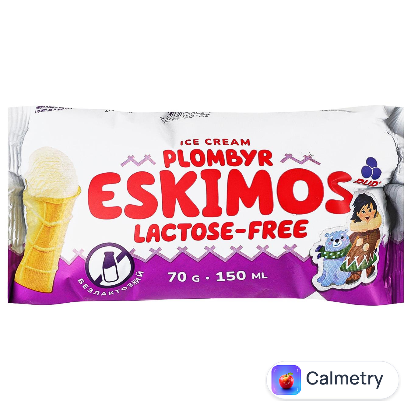 Морозиво Рудь Eskimos пломбір безлактозний 70г