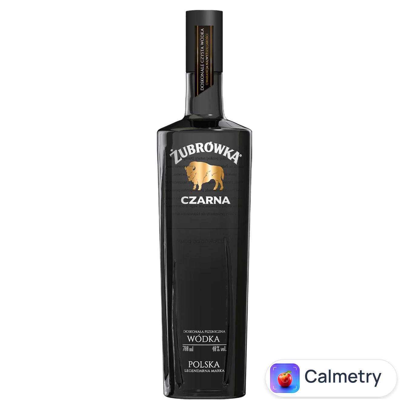 Горілка Zubrowka Czarna 40% 0,7л — фото продукту