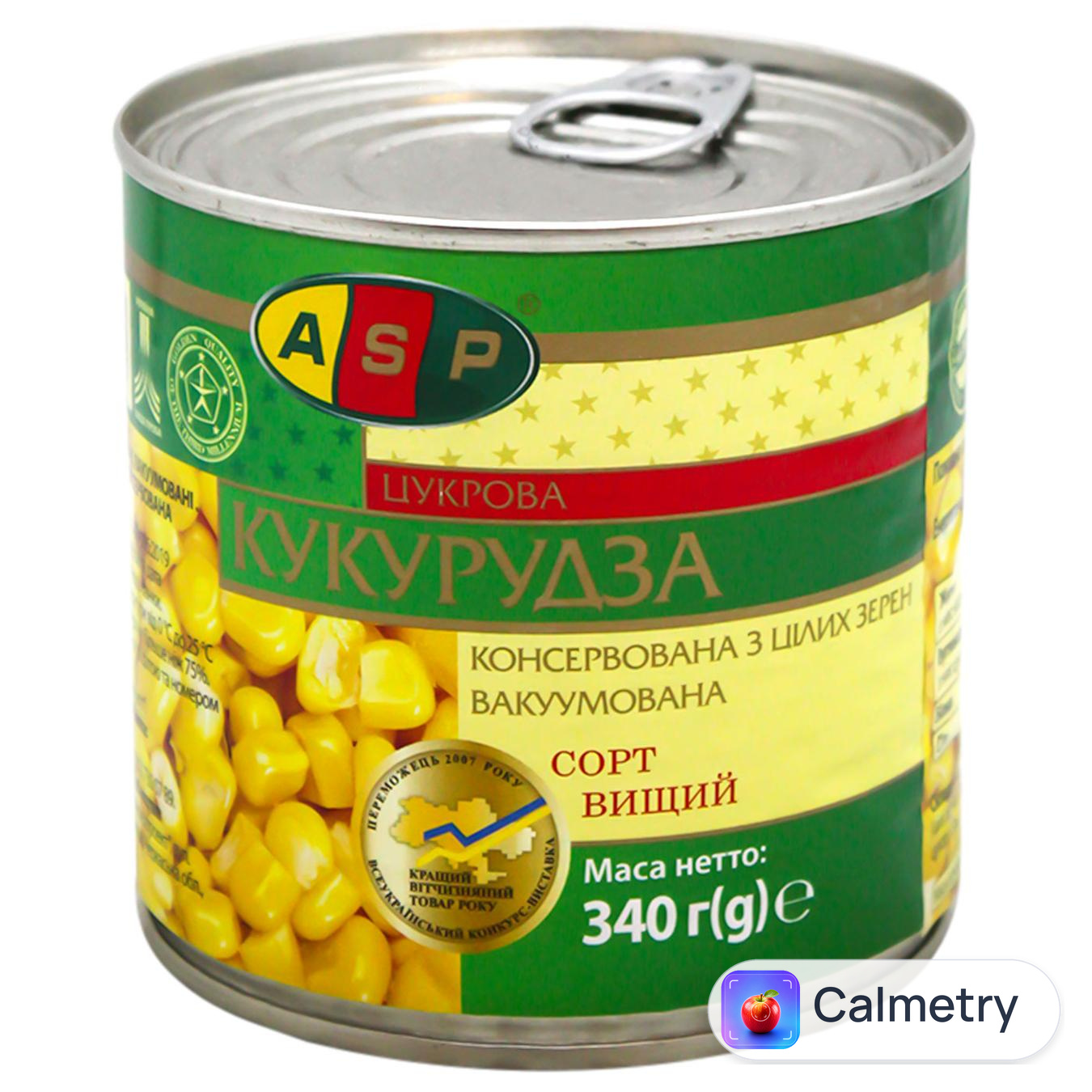 Кукурудза ASP солодка 340г
