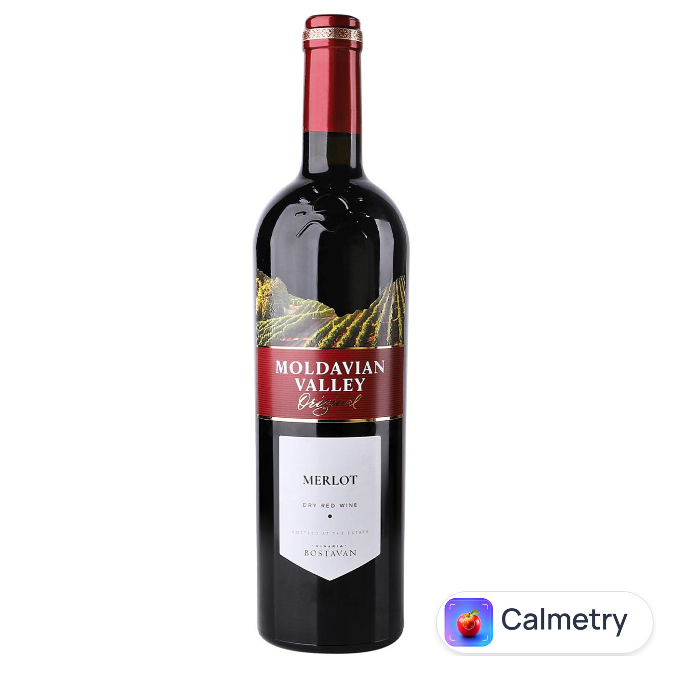 Вино Moldavian Valley Merlot червоне сухе 13% 0,75л