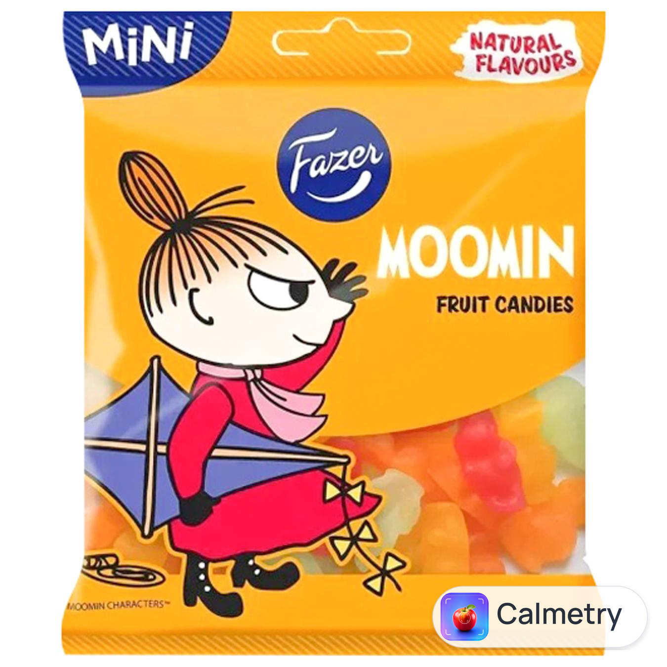 Цукерки Fazer Moomin фруктові жувальні 80г