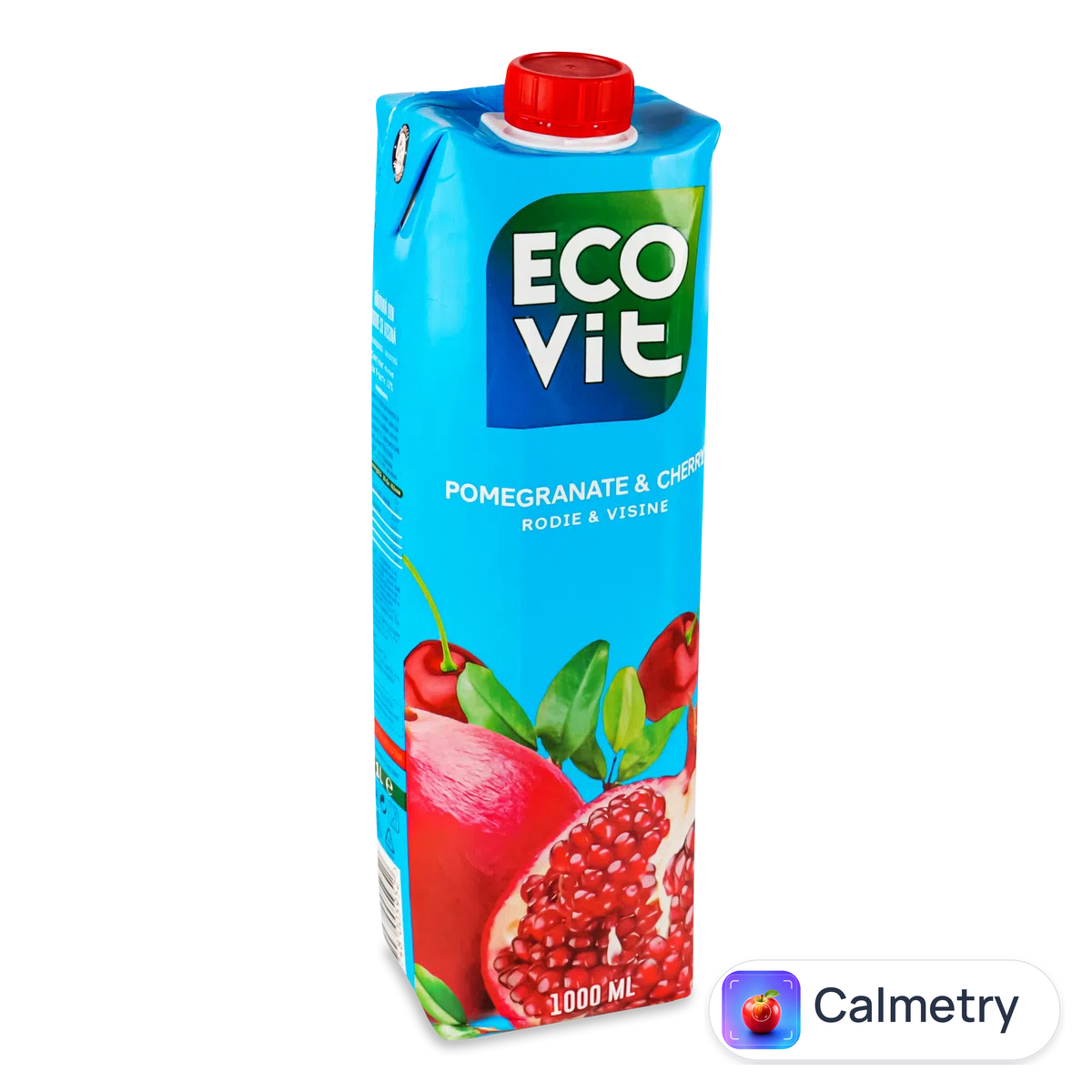 Напій соковмісний Ecovit гранат вишня негазований 1л