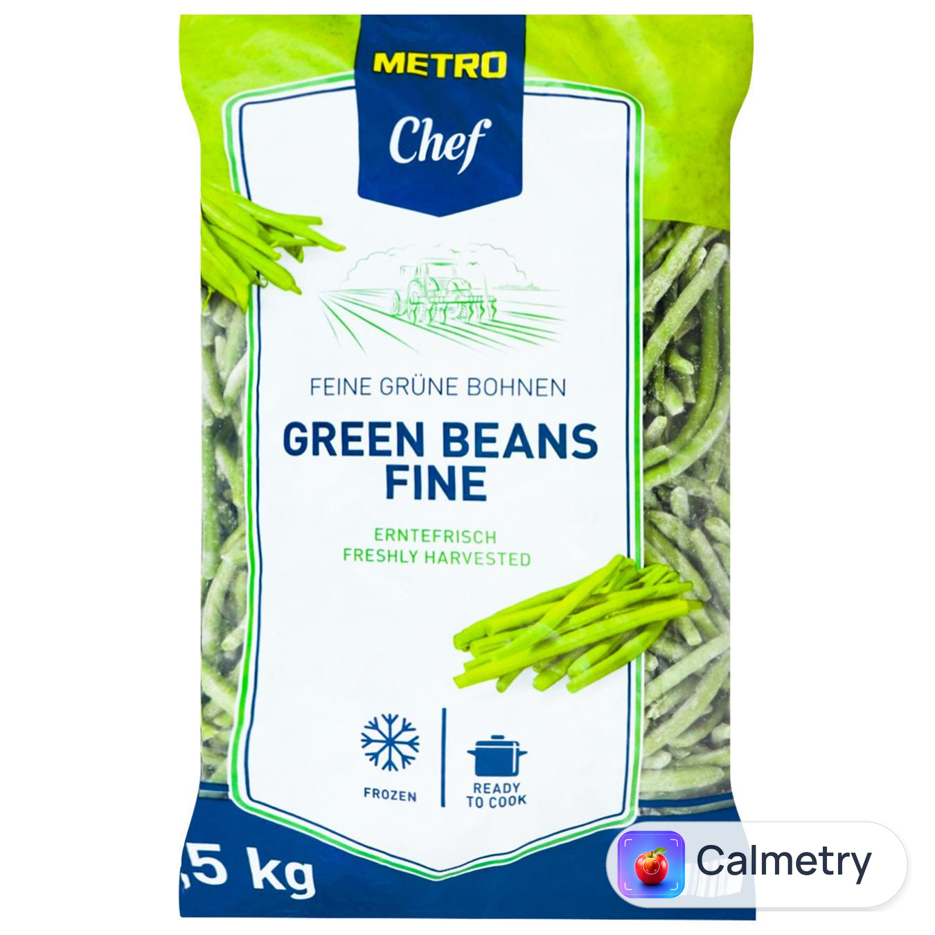 Квасоля Metro Chef зелена очищена 2,5кг