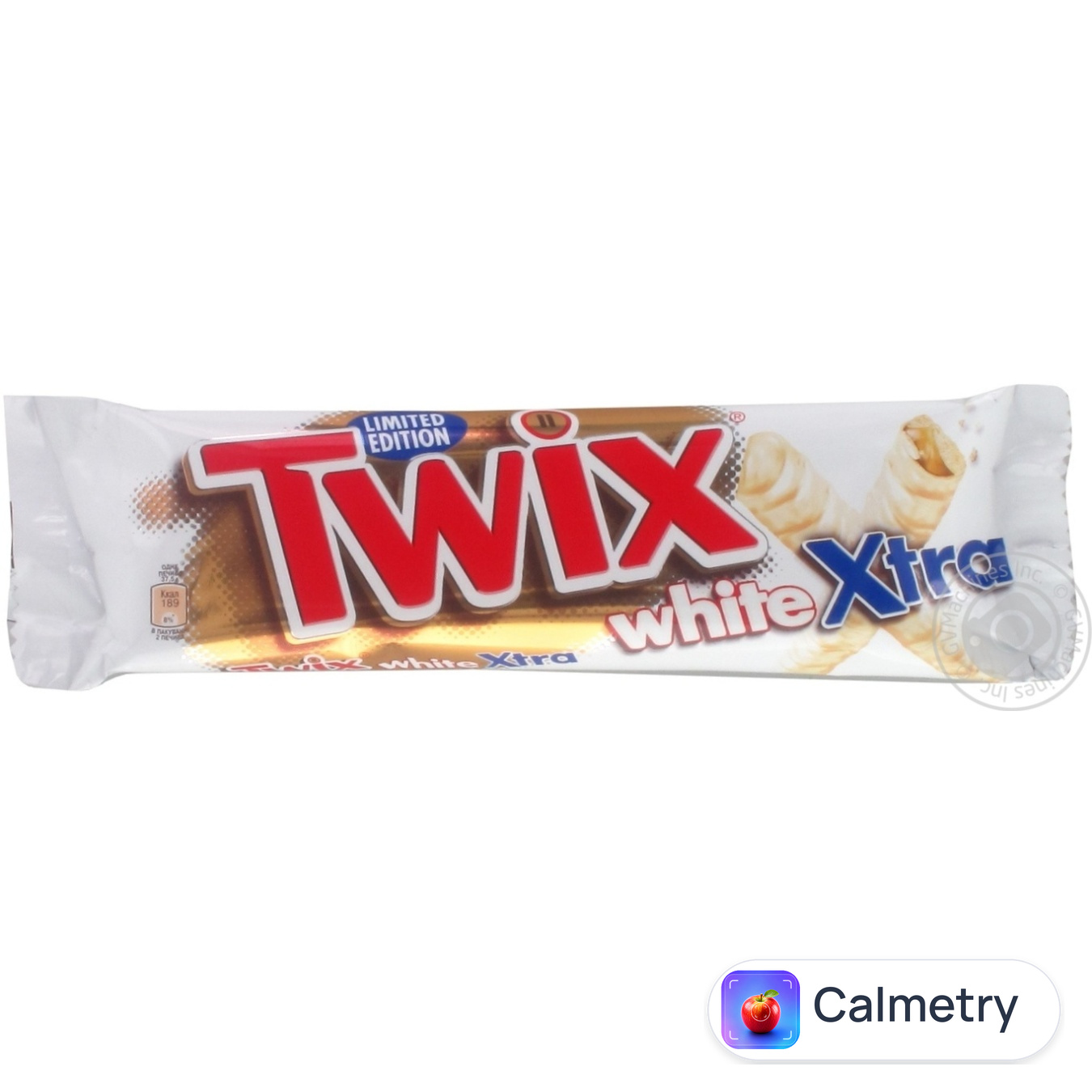 Печиво Twix White Xtra пiсочне з карамеллю у бiлому шоколадi 2*37,5г 75г