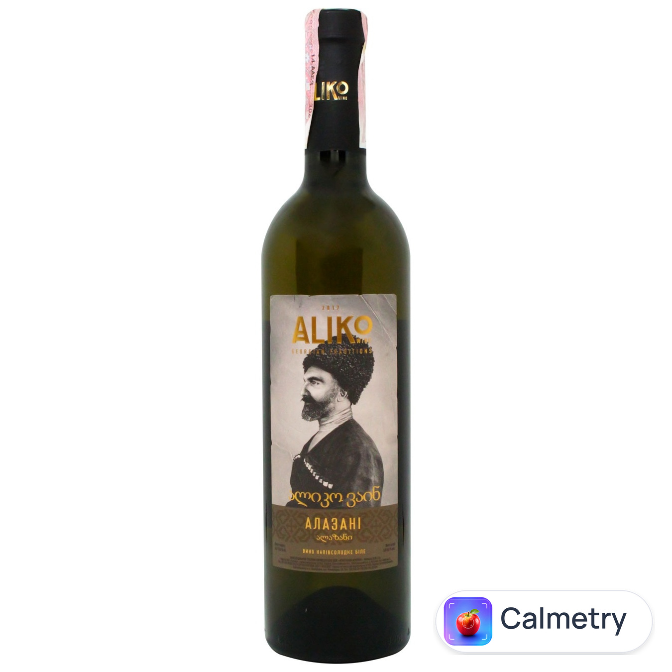 Вино Aliko Wine Алазані напівсолодке біле 13% 0,75л