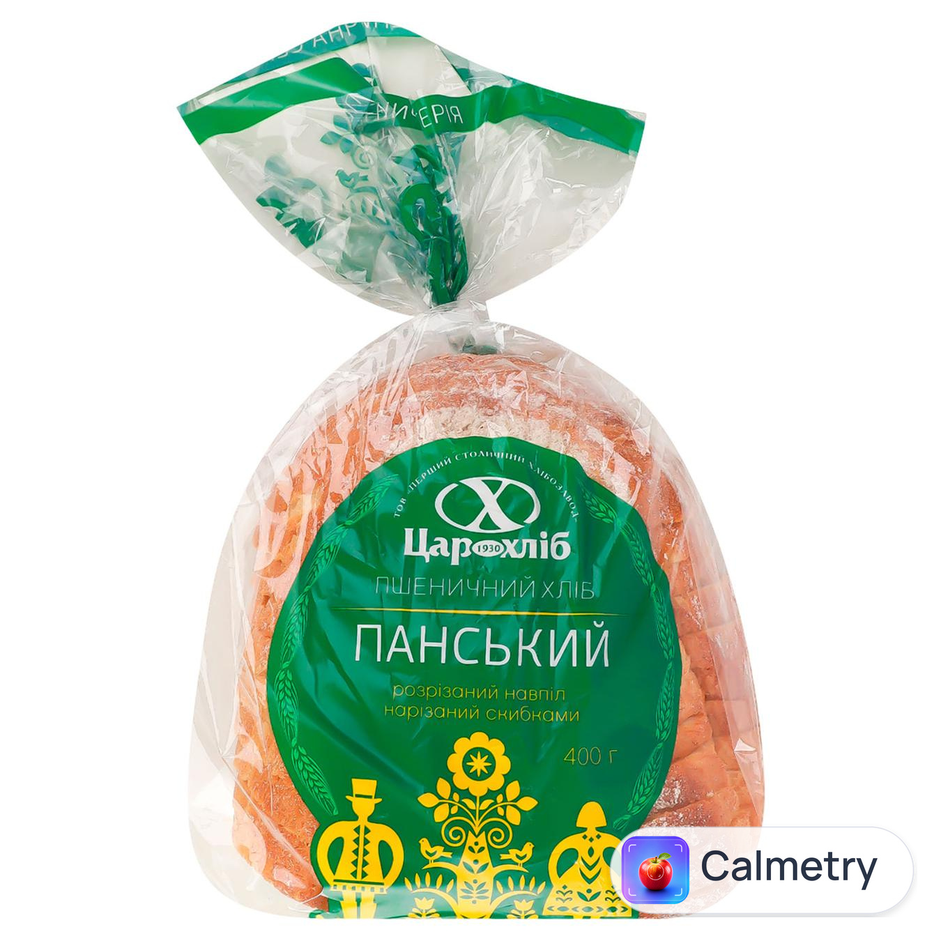 Хліб Цар Хліб Панський нарізаний 400г