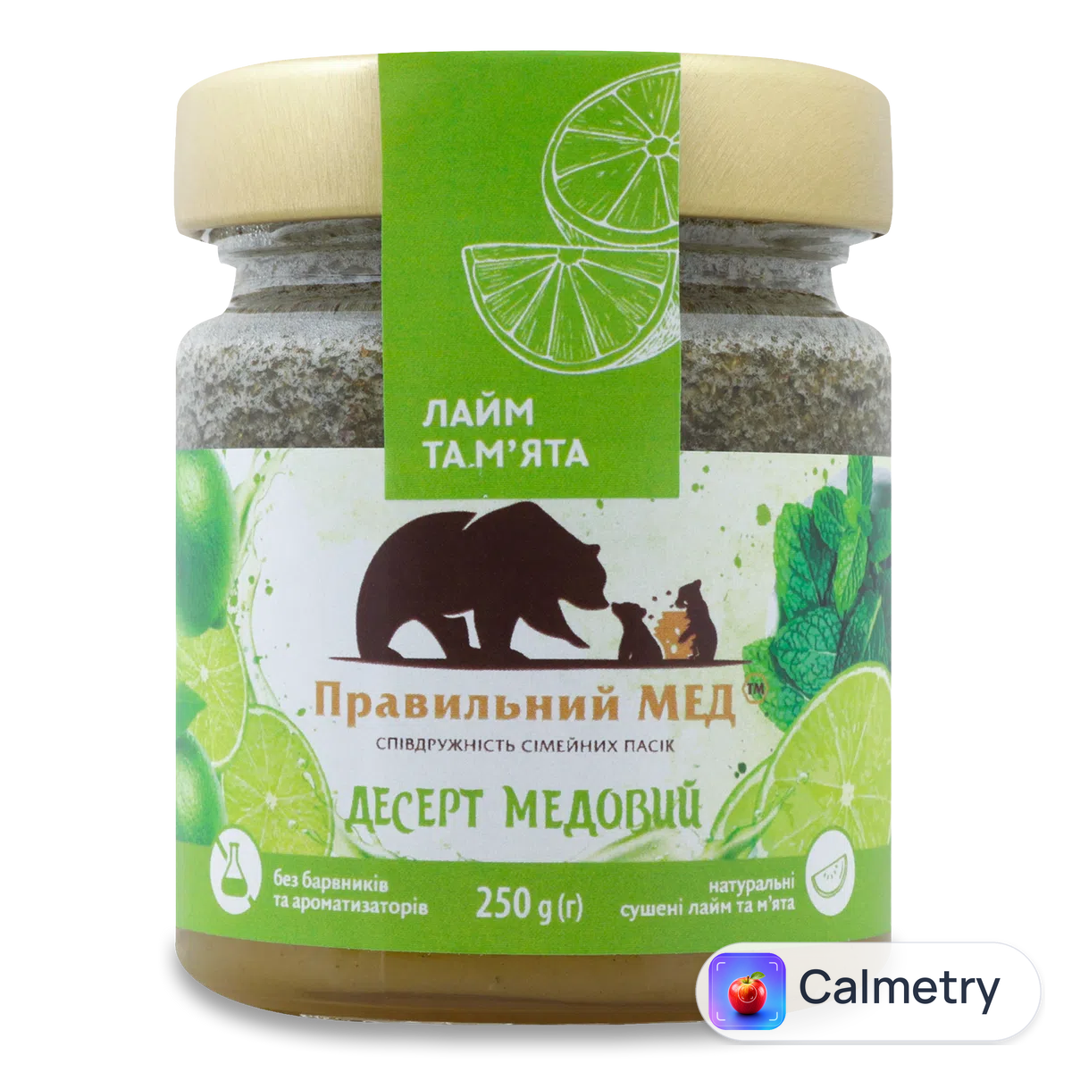 Мед Лавка Традицій «Правильний мед» з лаймом та м'ятою 250г