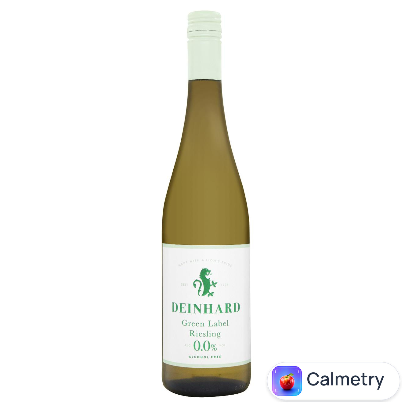 Вино Deinhard Green label Riesling біле напівсухе безалкогольне 0,75л