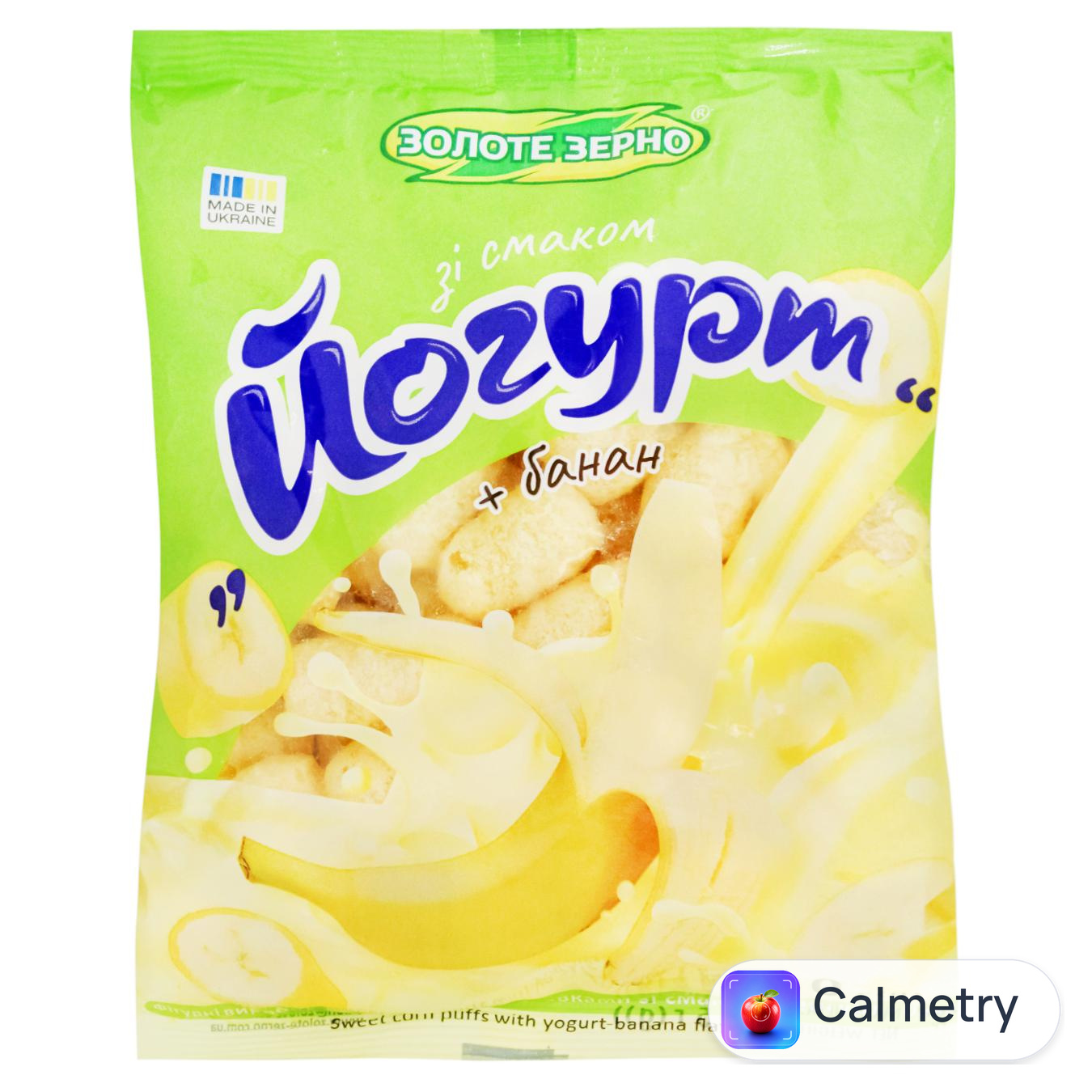 Палички кукурудзяні Золоте Зерно Йогурт-банан 60г — фото продукту