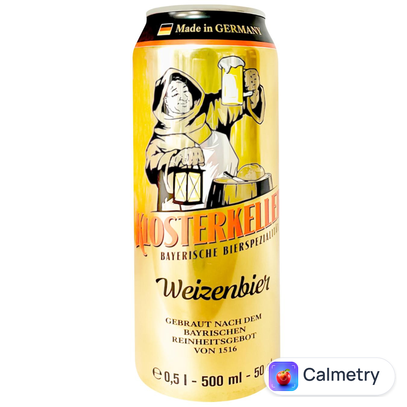 Пиво Klosterkeller пшеничне нефільтроване 5,4% 0,5л