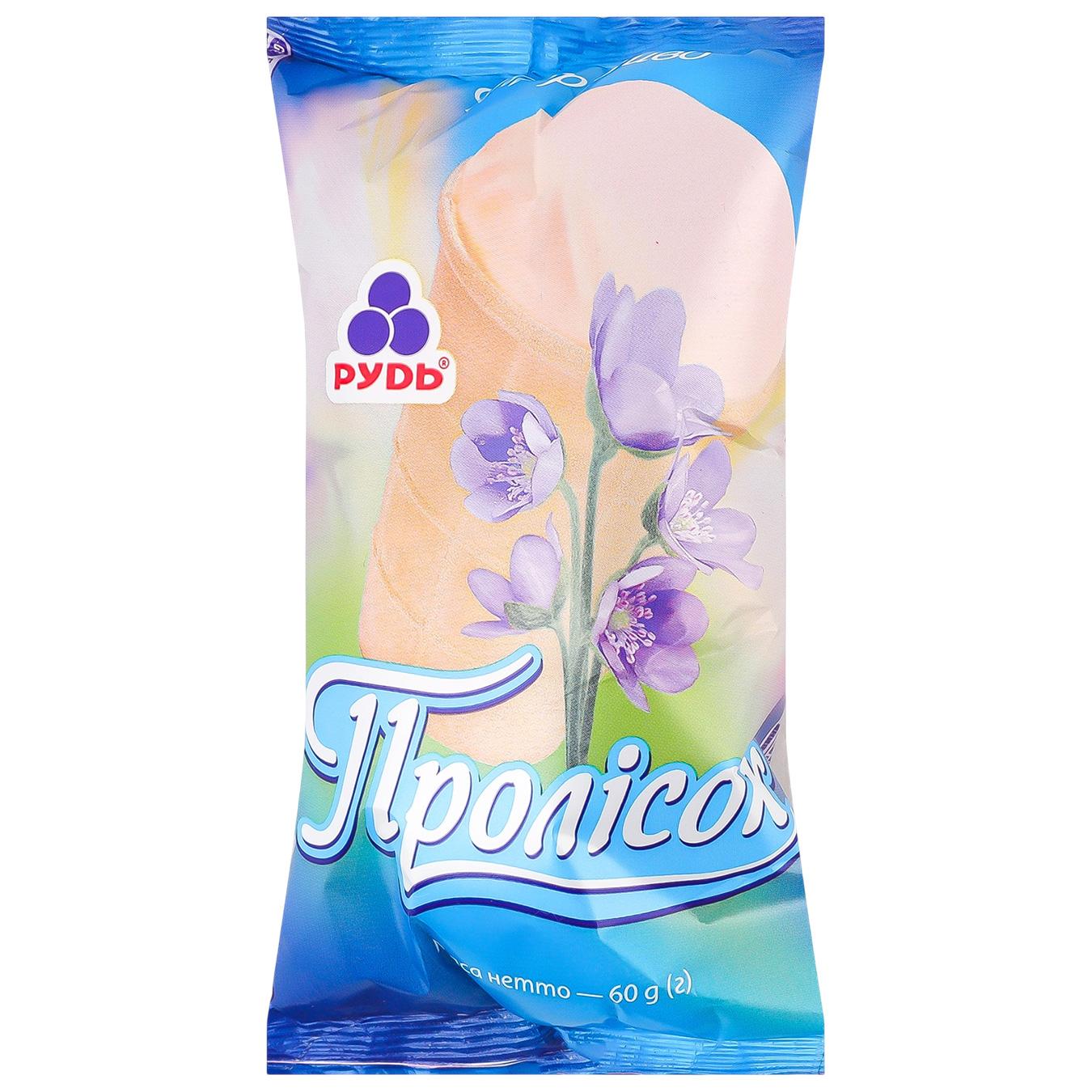 Морозиво Рудь Пролісок 60г — фото продукту