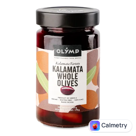 Оливки Olymp Kalamata Ex-large грецькі з кісточкою