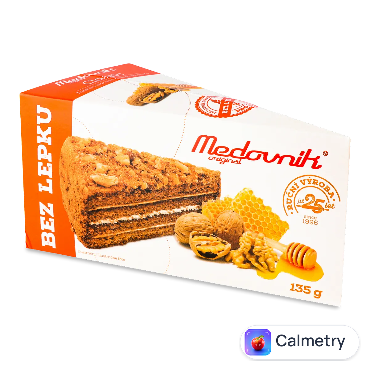Торт Medovnik Медовик оригінальний безглютеновий 135г