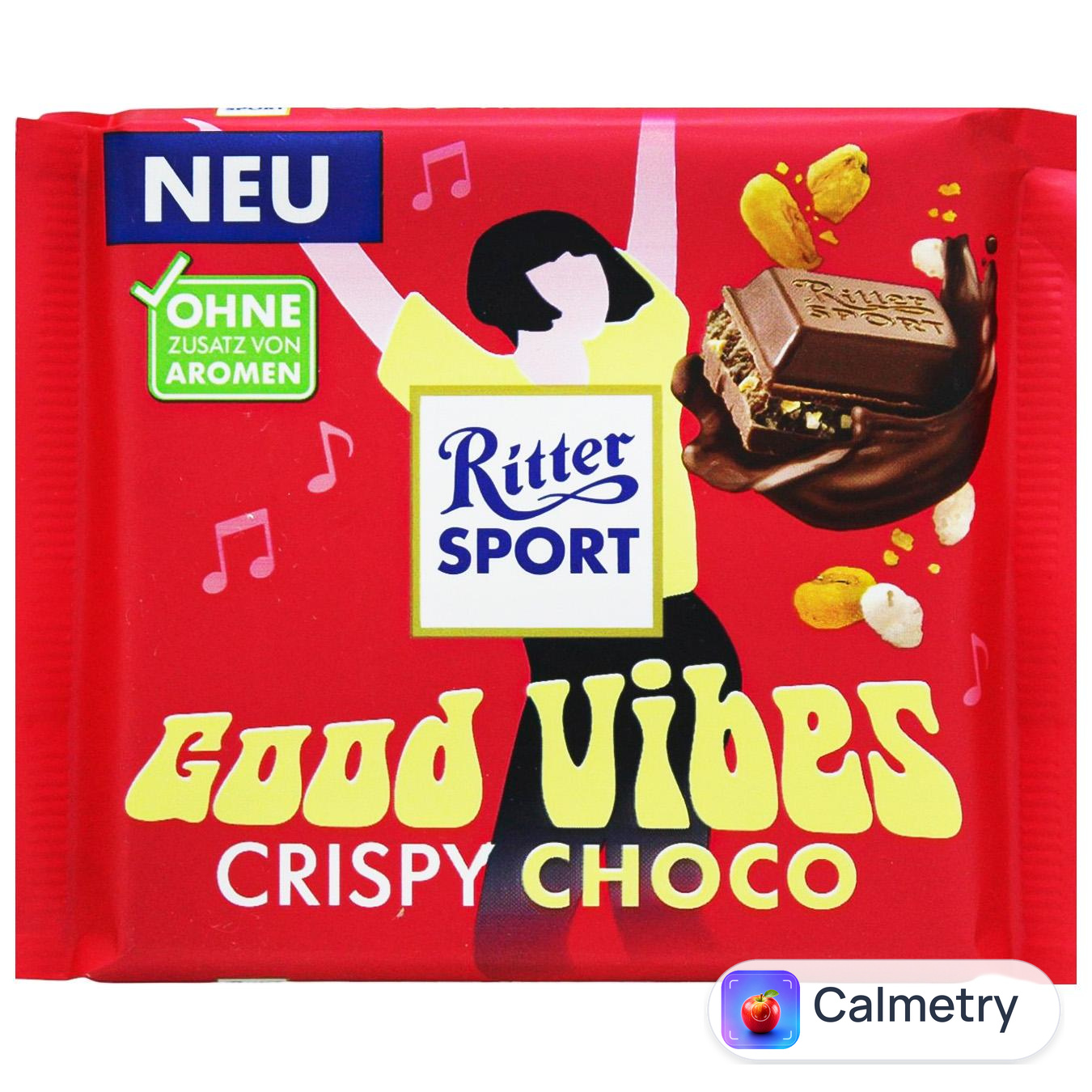 Шоколад Ritter Sport молочний з кремовою начинкою зі смаком какао 100г