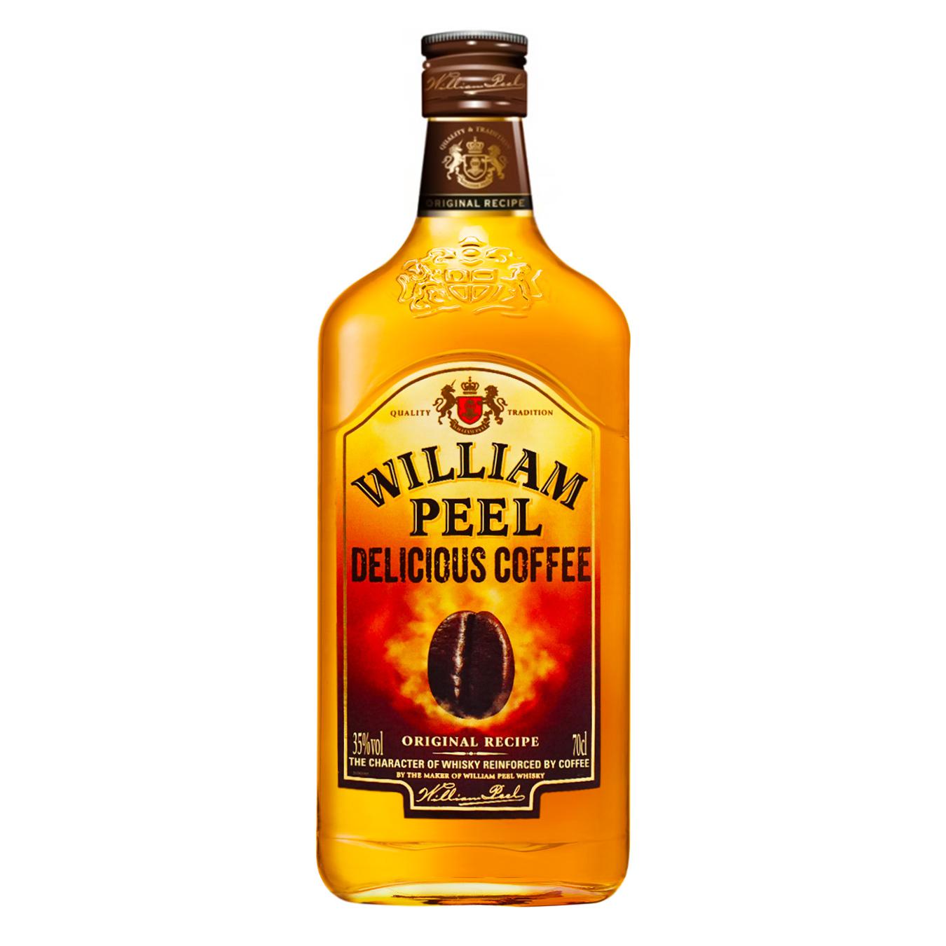 Лікер William Peel Delicious Coffee 35% 0,7л — фото продукту