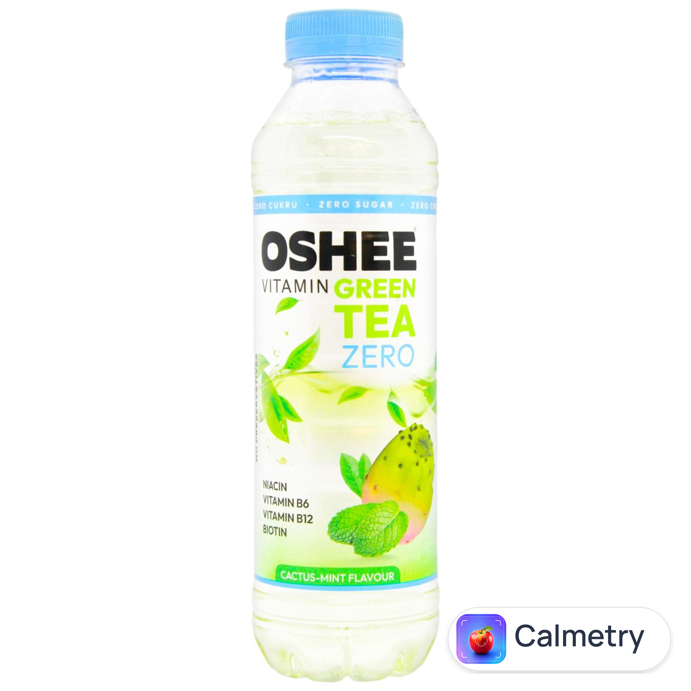 Напiй Oshee Vitamin Zero Green Cactus-Mint 0,555л