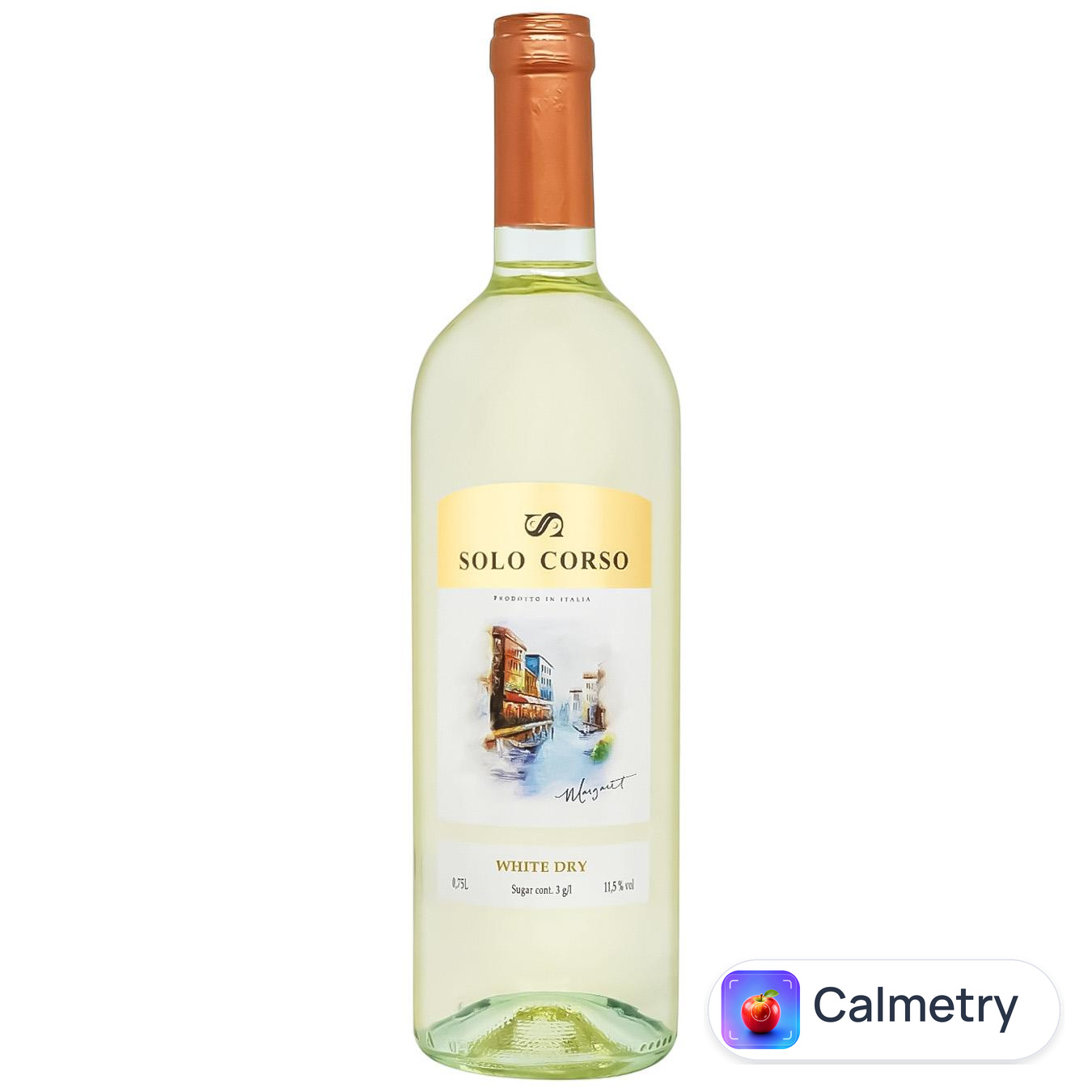 Вино Solo Corso біле сухе 10,5% 0,75л