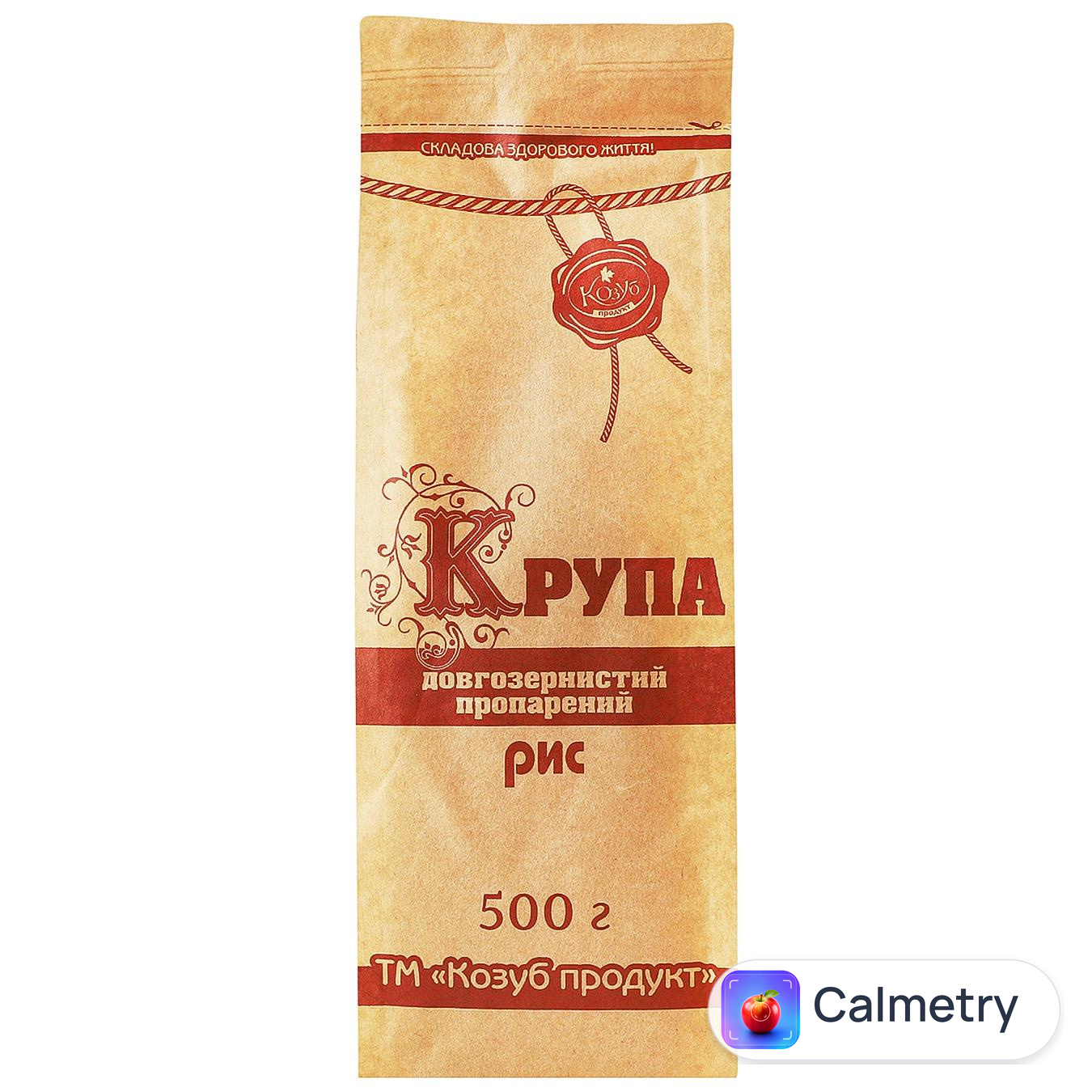 Рис Козуб довгозернистий пропарений 500г Козуб Продукт