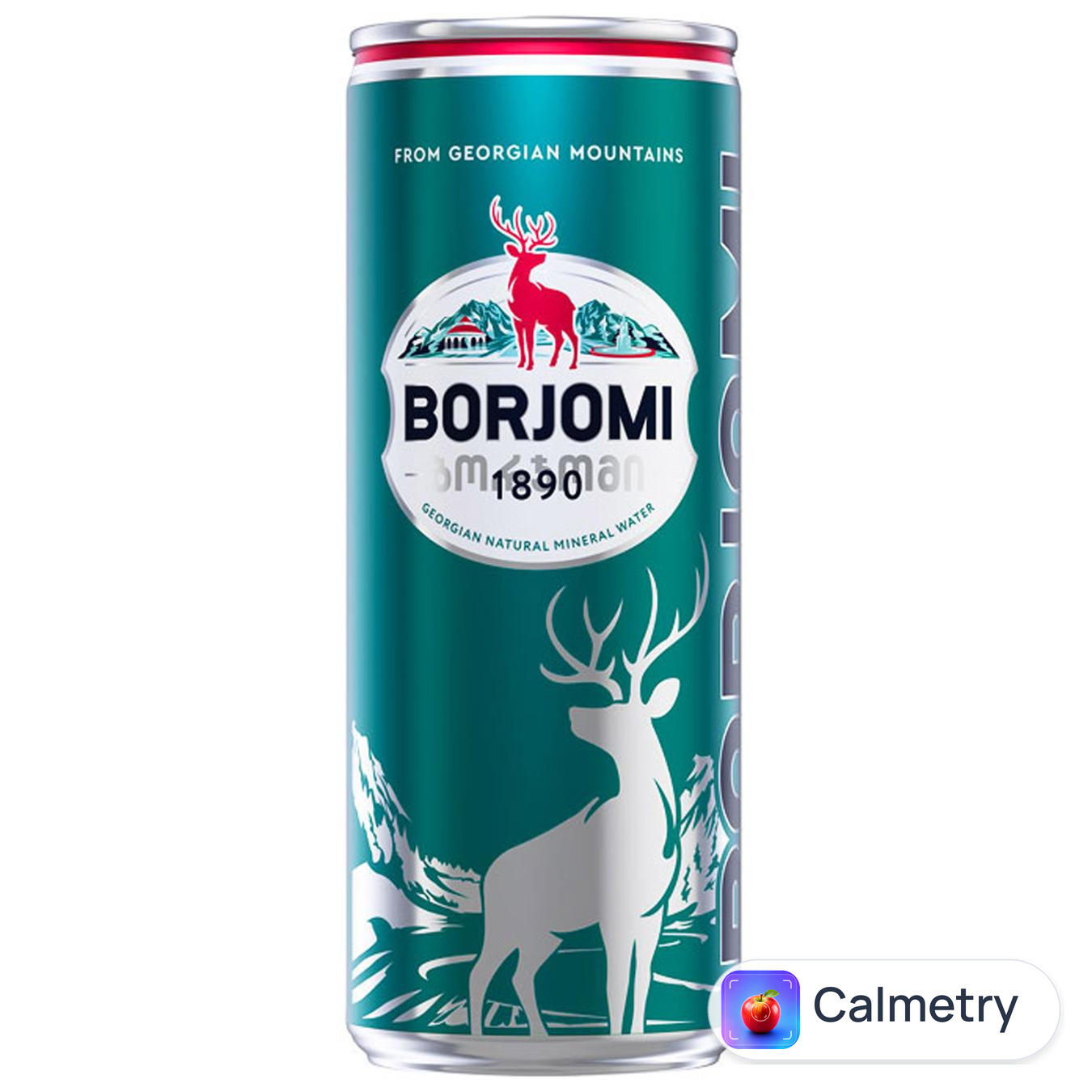 Вода мінеральна Borjomi сильногазована 0,33л — фото продукту