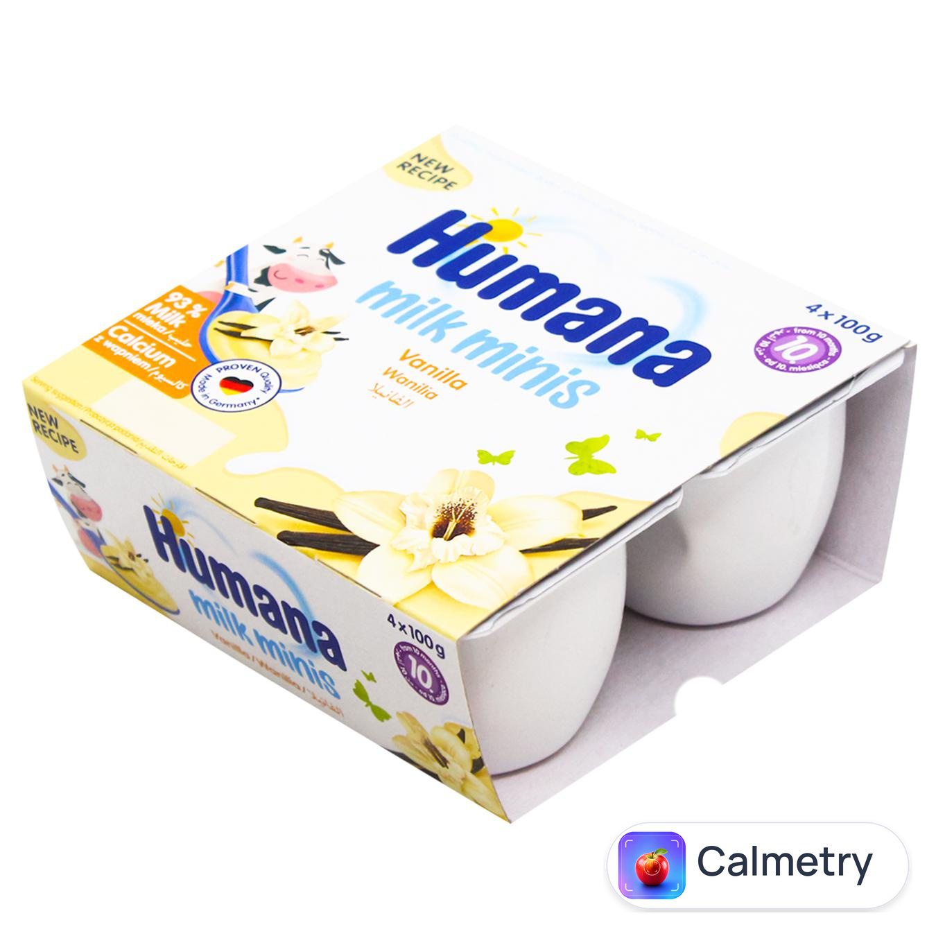 Пудинг Humana ванільний з 10 місяців 4*100г