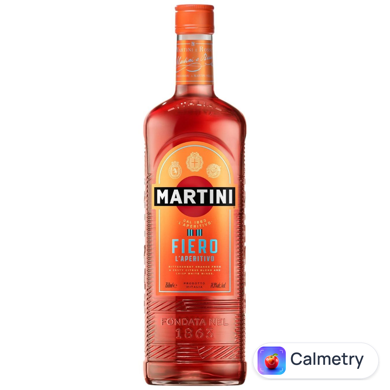 Вермут Martini Fiero Червоний апельсин 14,9% 0,75л — фото продукту
