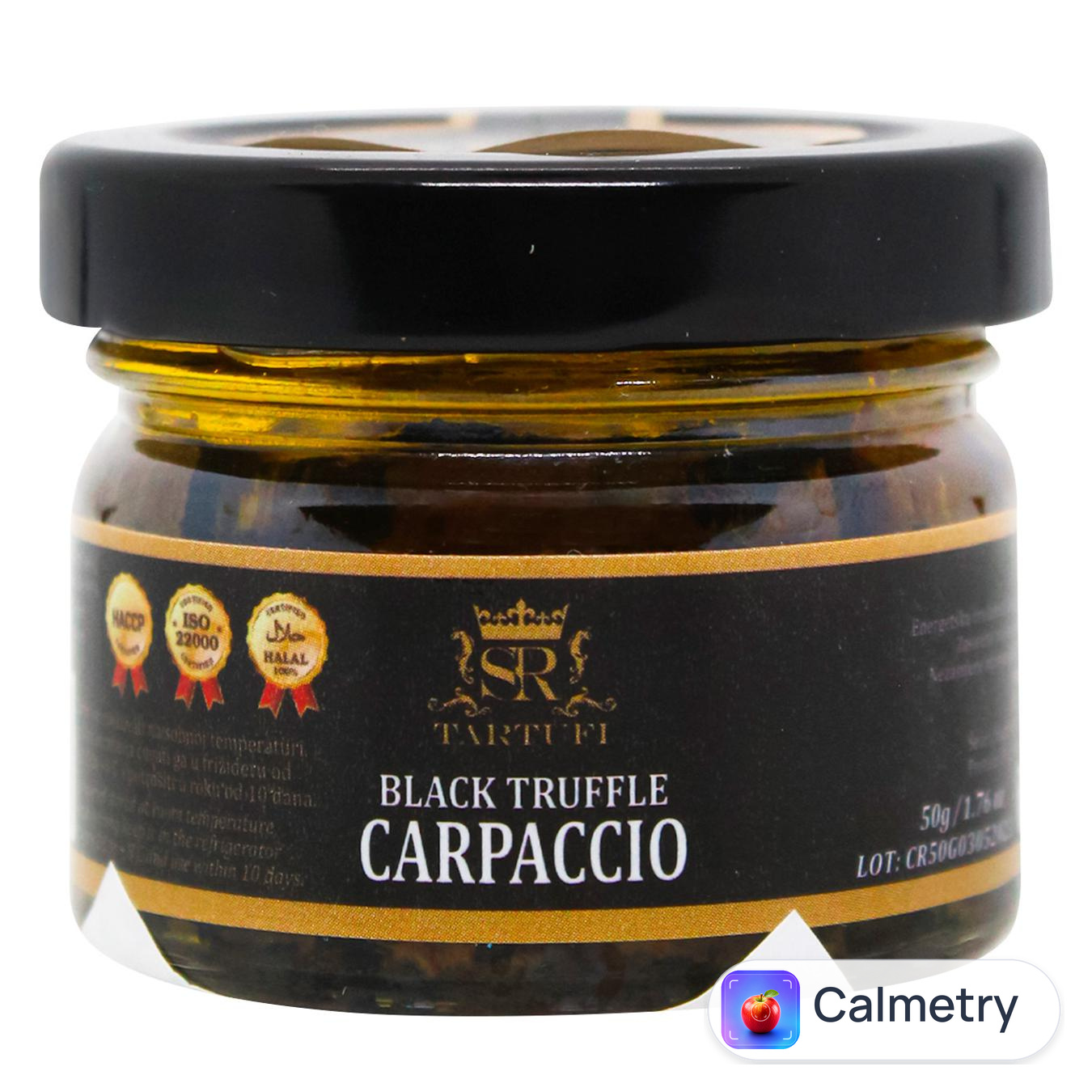 Карпаччо Tartufi SR з чорного трюфелю 50г