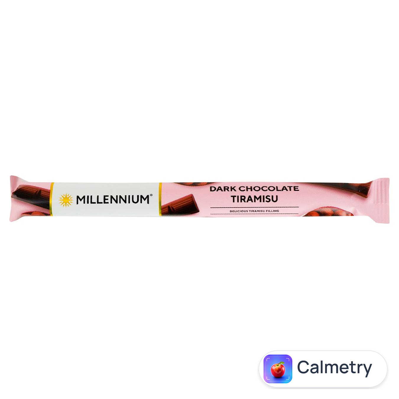 Шоколад чорний Millennium з начинкою тірамісу 38г — фото продукту