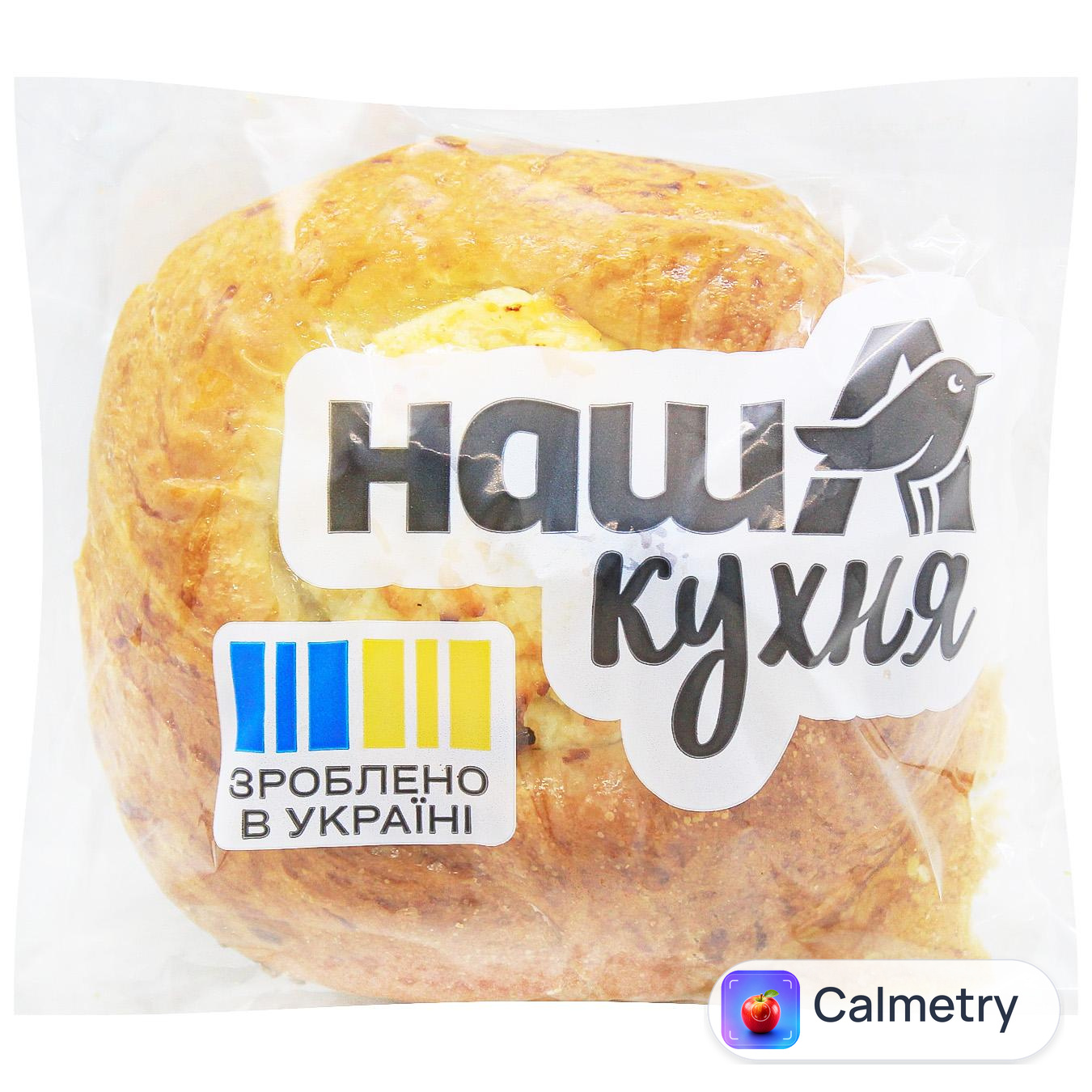 Булка Auchan Ватрушка з сиром 100г