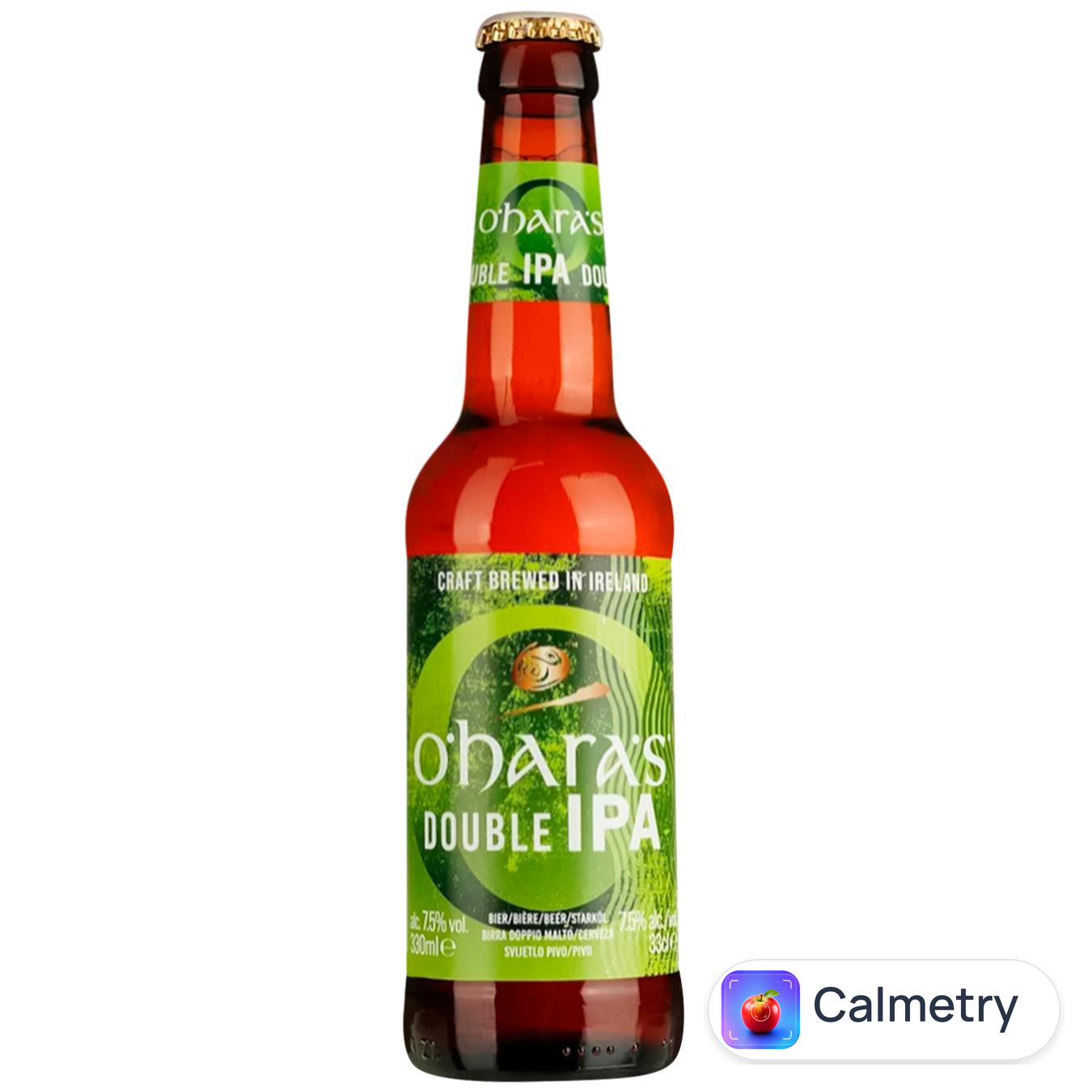 Пиво O'Hara's Double IPA напівтемне фільтроване 7,5% 0,33л