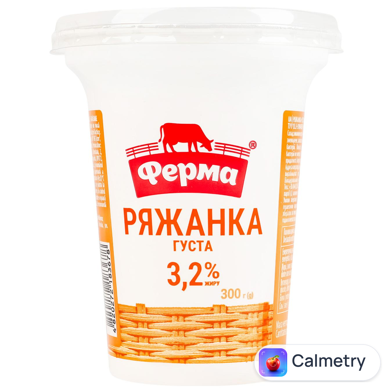 Ряжанка Ферма густа 3,2% 300г