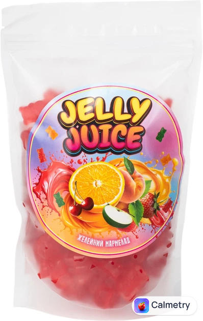 Полуничний желейний мармелад Jelly Juice Funny Bears з натуральним соком 300 г