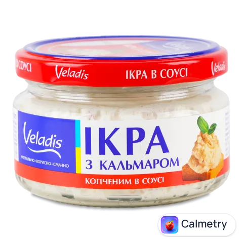 Ікра оселедця Veladis з кальмаром с/б