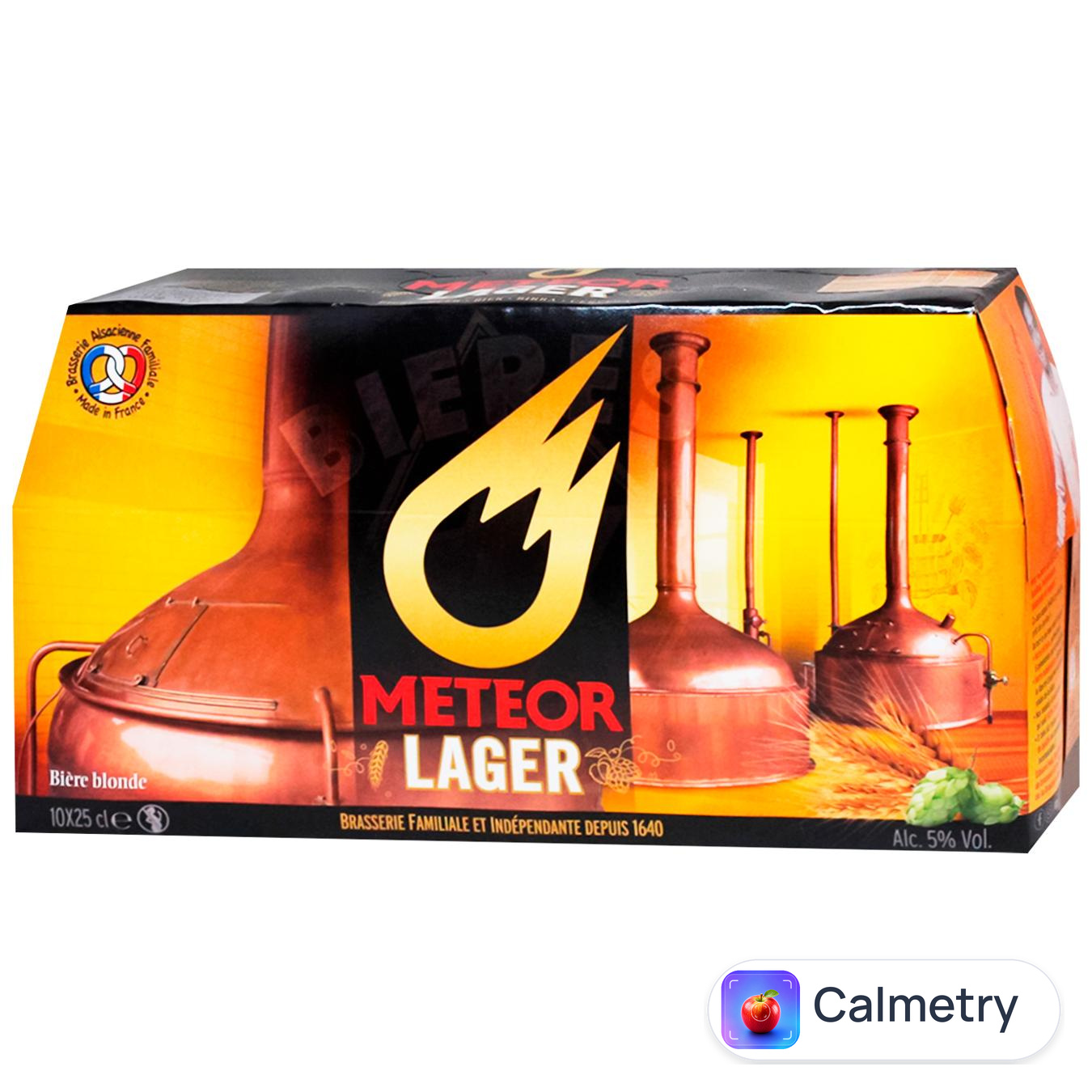 Пиво Meteor Lager Pack 5% 10шт 250мл