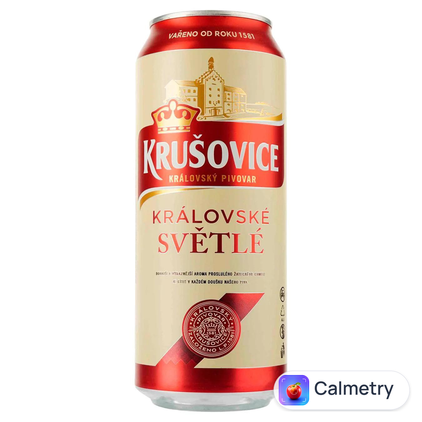 Пиво Kralovske Svetle Krusovice світле 4,2% 0,5л