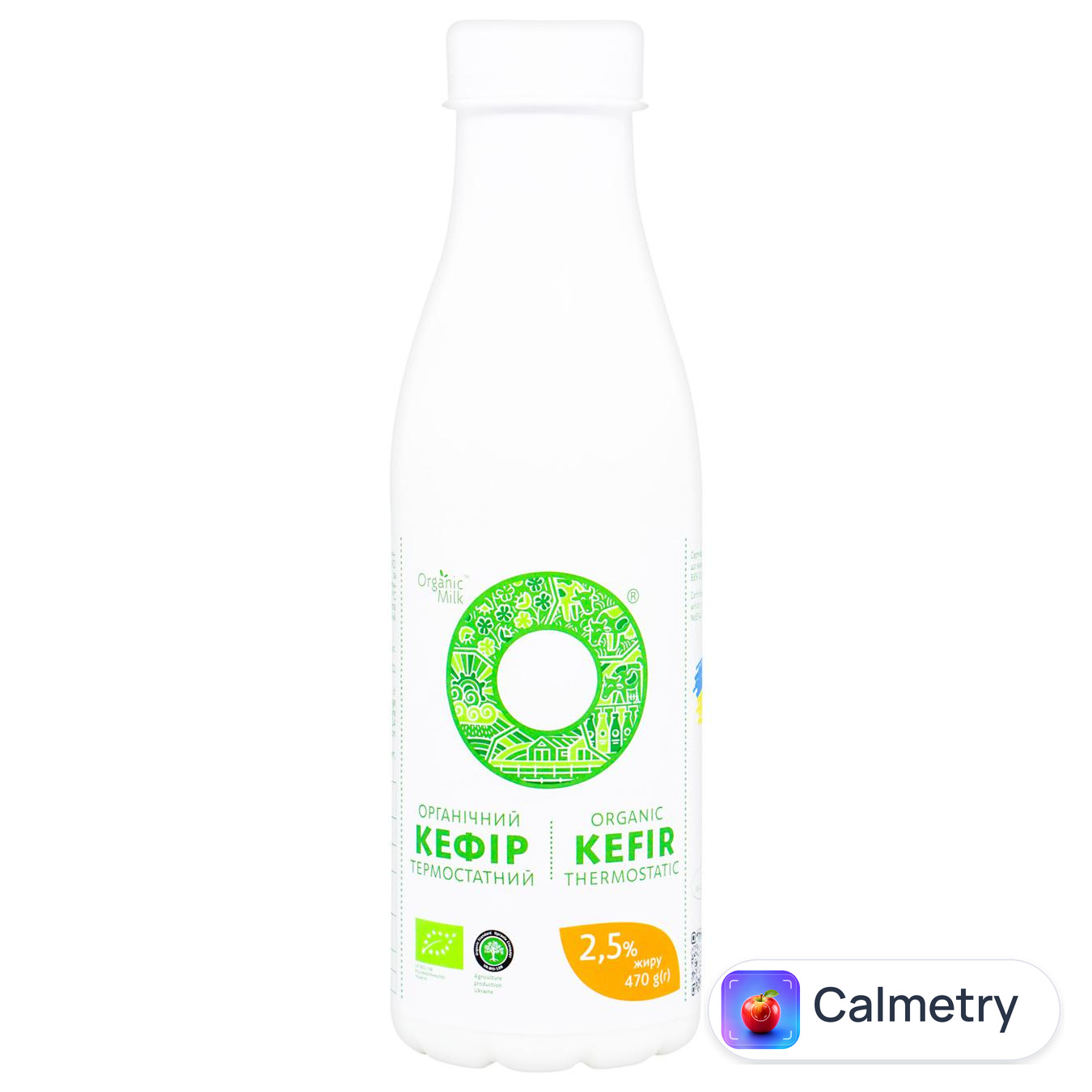 Кефір Organic Milk термостатний органічний 2,5% 470г