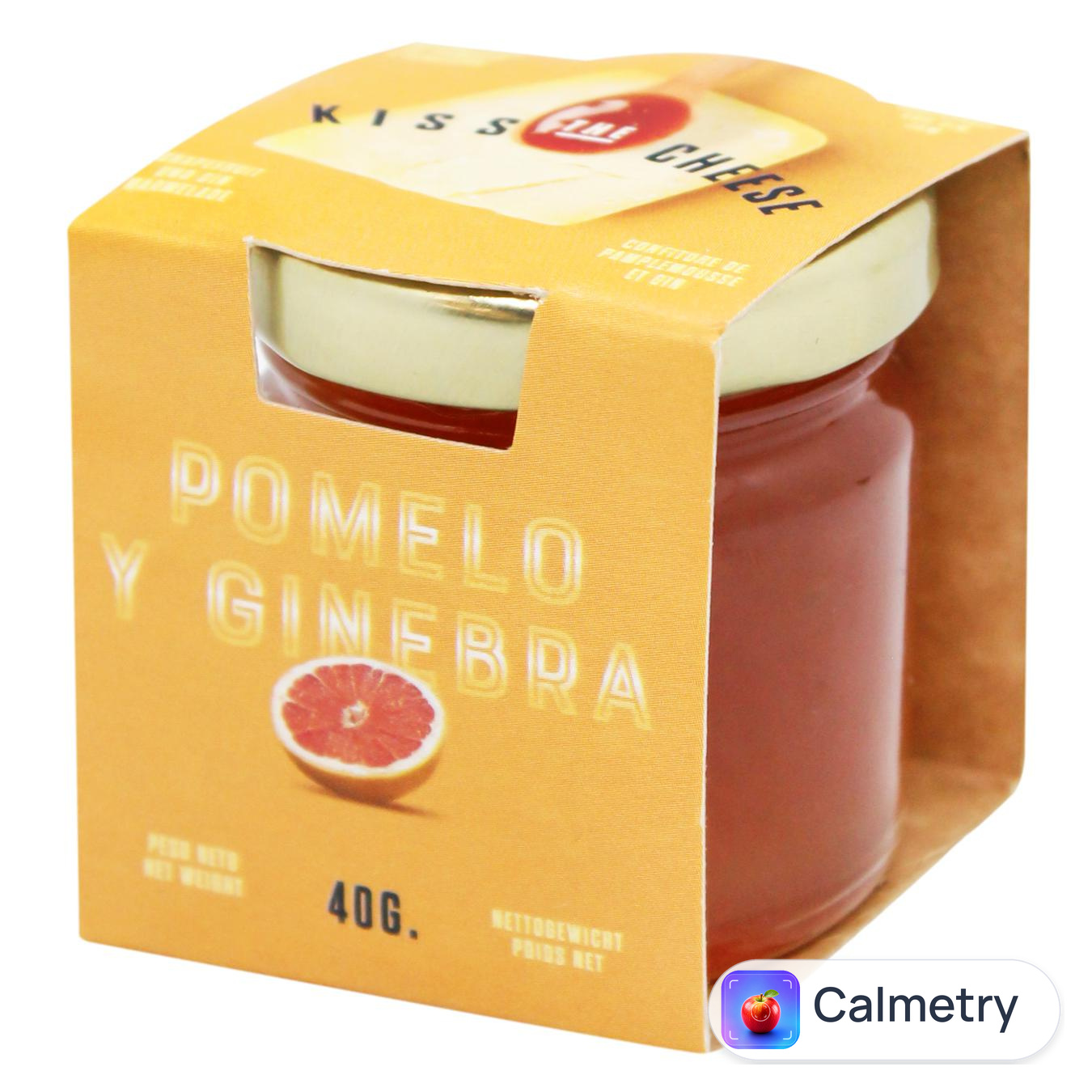 Джем до сиру Kiss the Cheese Грейпфрут з джином 40г — фото продукту