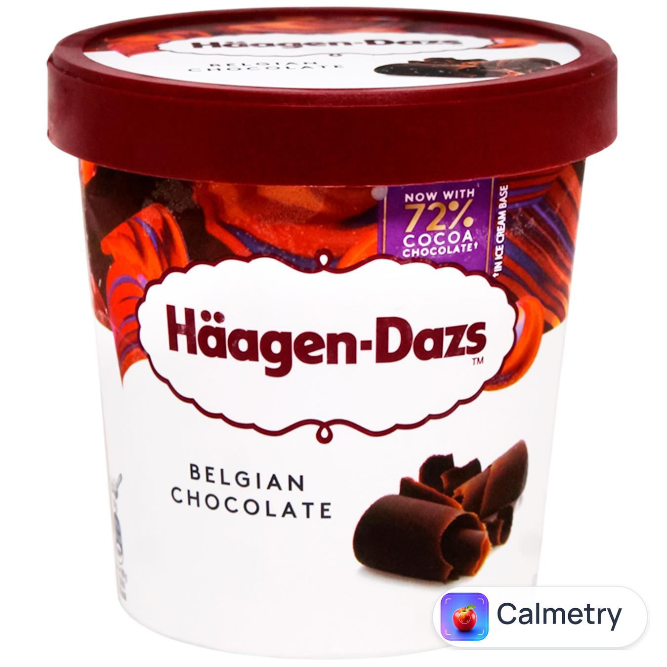 Морозиво Haage-Dazs Бельгійський шоколад 400г — фото продукту