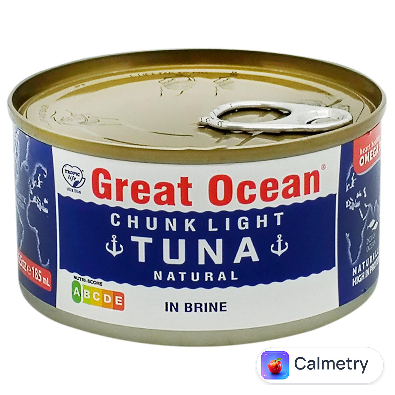 Тунець Tropic Life Graet Ocean цілий у власному соку 185мл