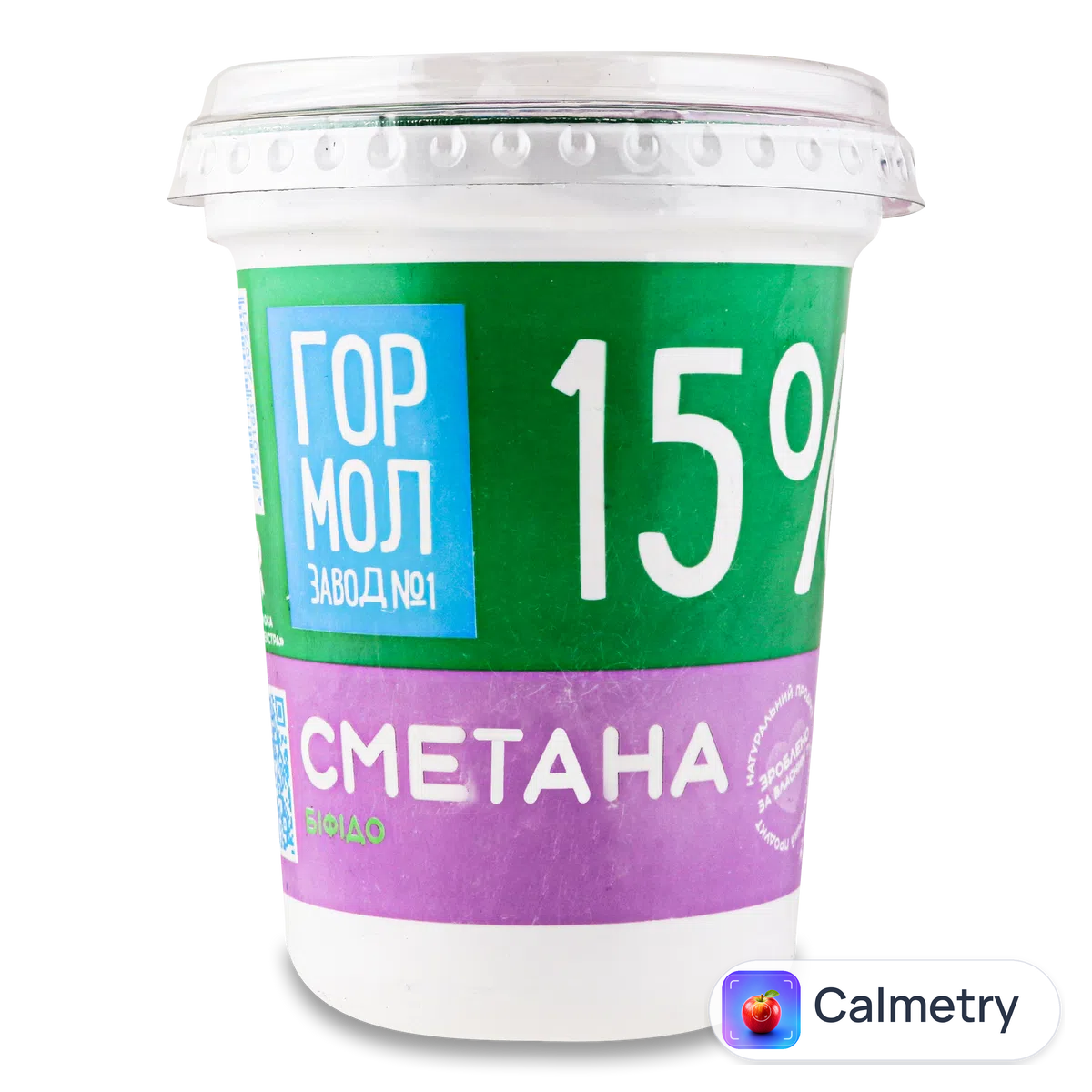 Біфідосметана Гормолзавод №1 15% 400г Міськмолзавод №1