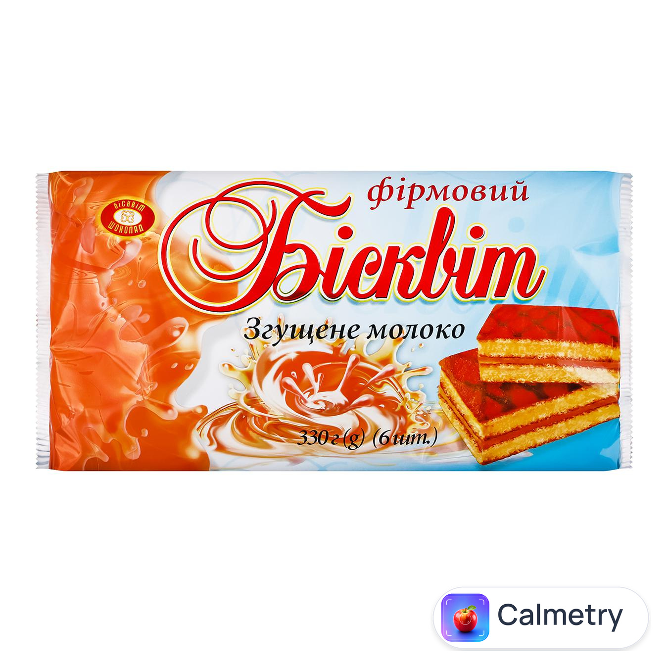 Бісквіт Бісквіт Шоколад Фірмовий Згущене молоко 330г