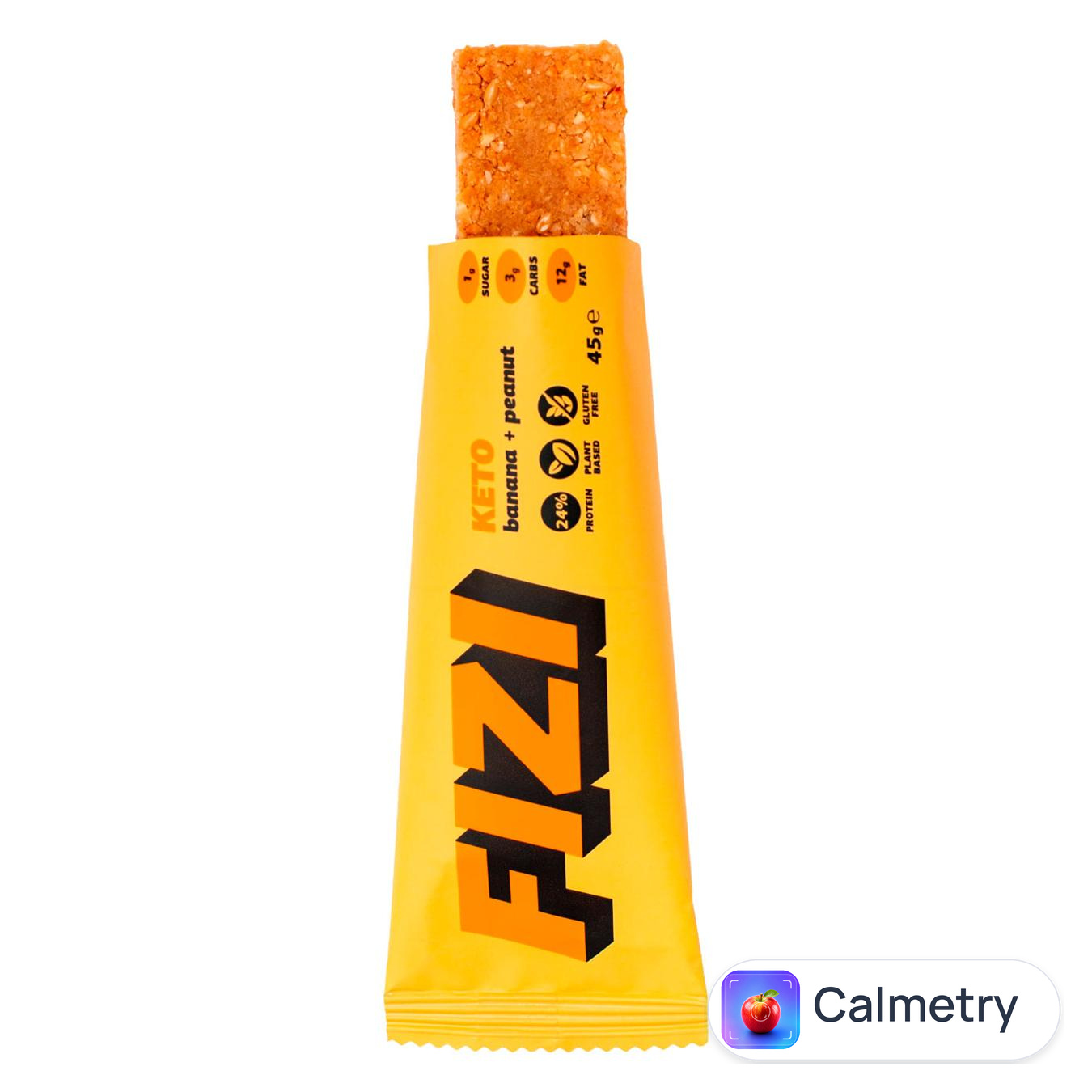 Батончик протеїновий Fizi Keto арахіс та банан 45г