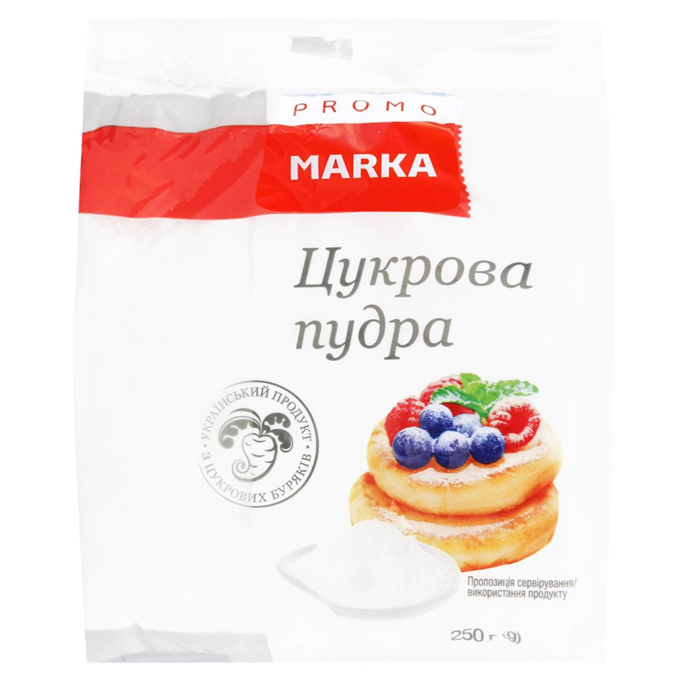 Пудра цукрова Marka Promo 250г — фото продукту