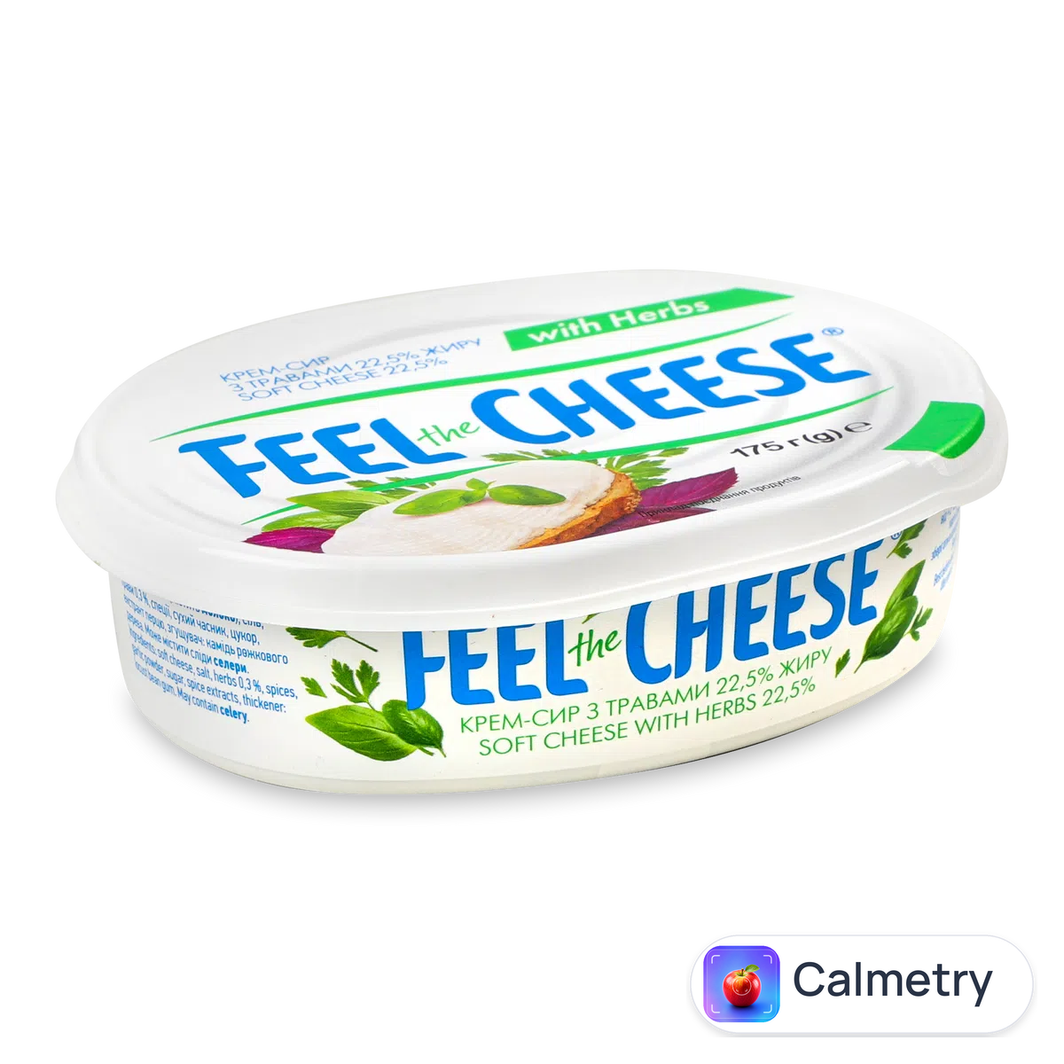 Сир Feel the Cheese вершковий з травами 22,5% 175г