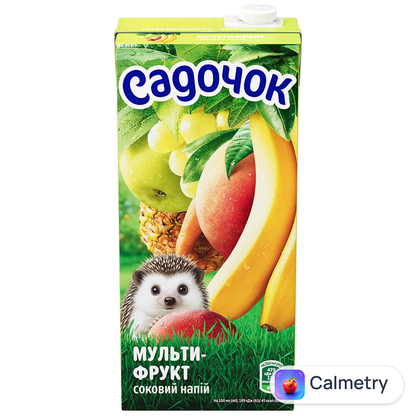 Напій соковий Садочок Мультифрукт 0,95л