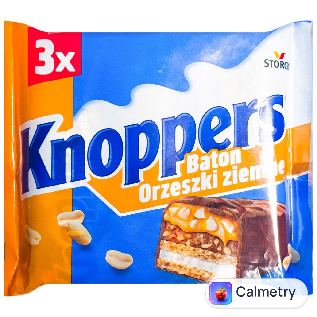Батончик Knoppers арахіс 40г х 3шт — фото продукту