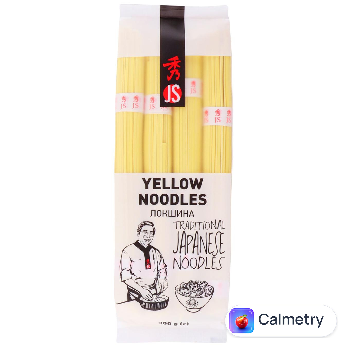 Макаронні вироби JS Yellow Noodles Локшина 300г — фото продукту