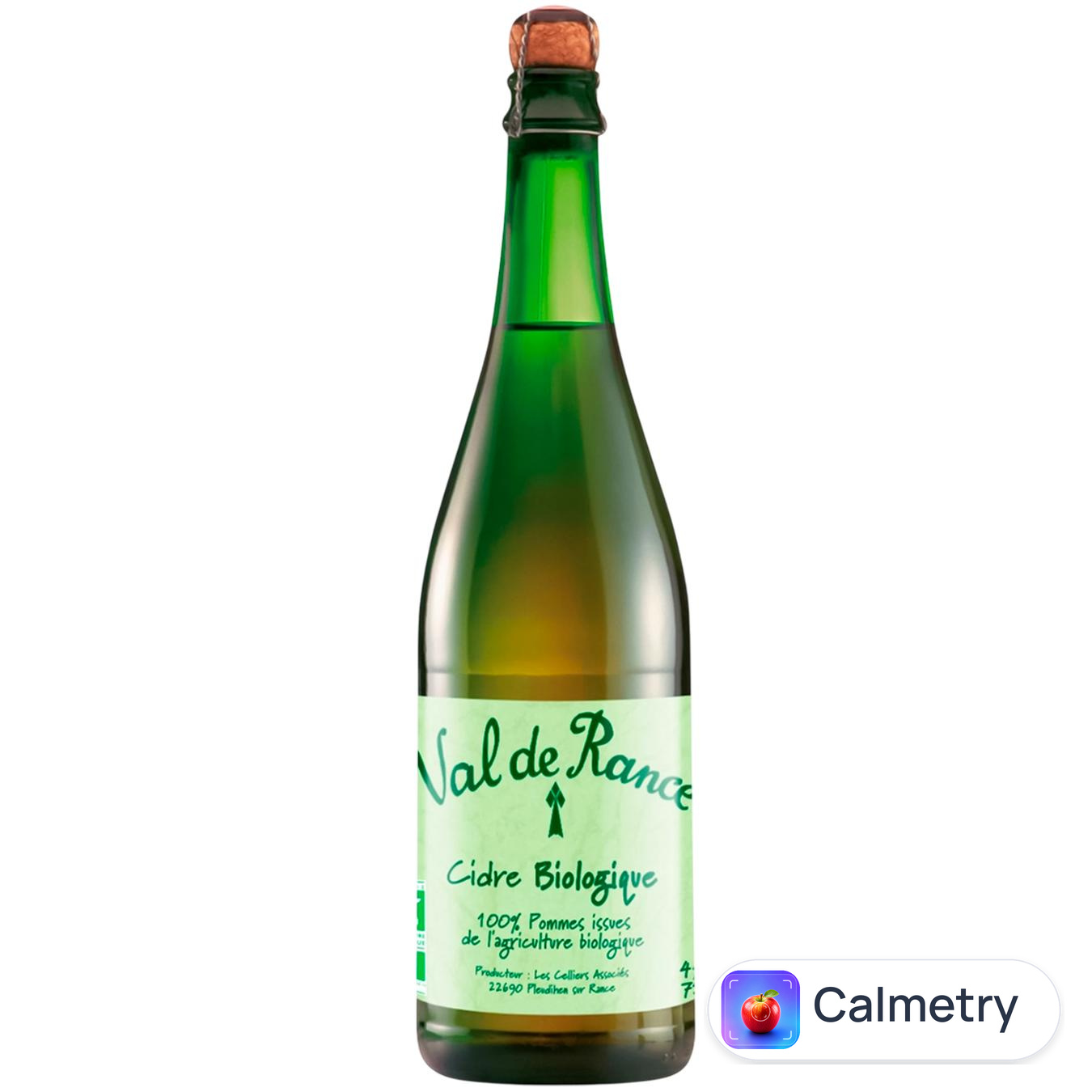 Сидр Val de Rance Cru Breton Biologique напівсолодкий 4% 0,75л