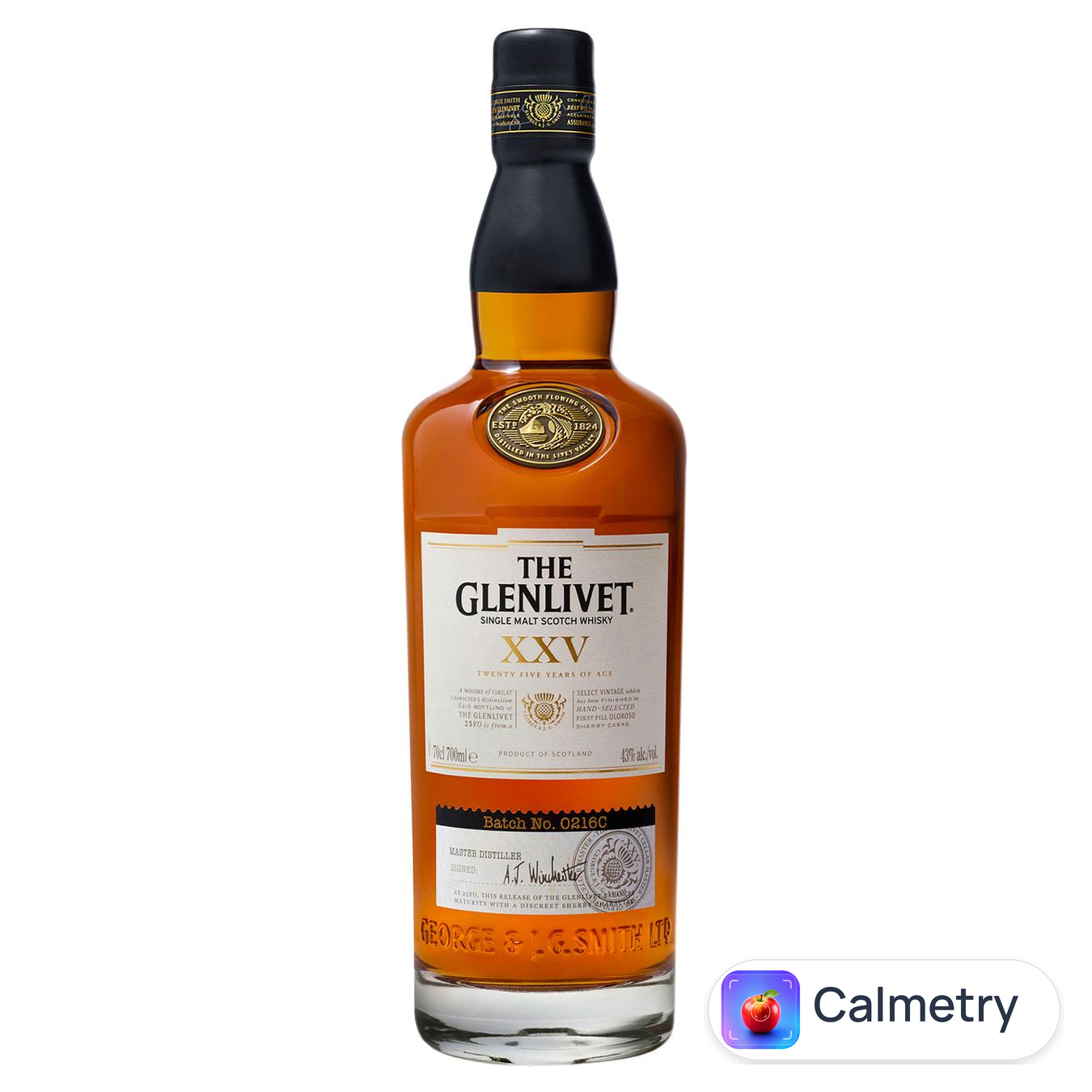 Віскі The Glenlivet 25 років 43% 0,7л