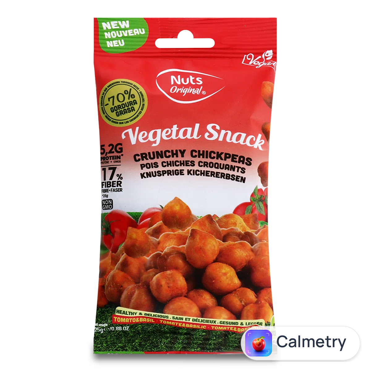 Снек Nuts Original нутовий томат-базилік 25г