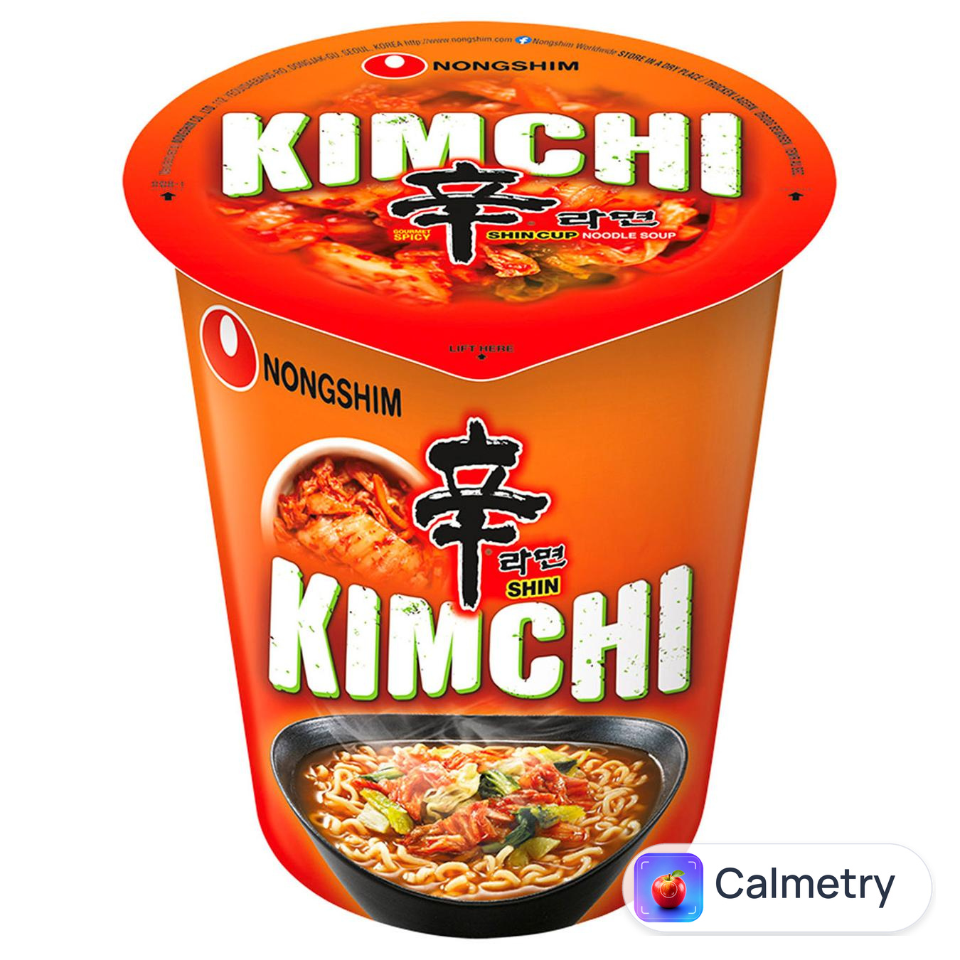 Локшина Nongshim Kimchi Shin Ramyun Cup Noodle Soup 75г